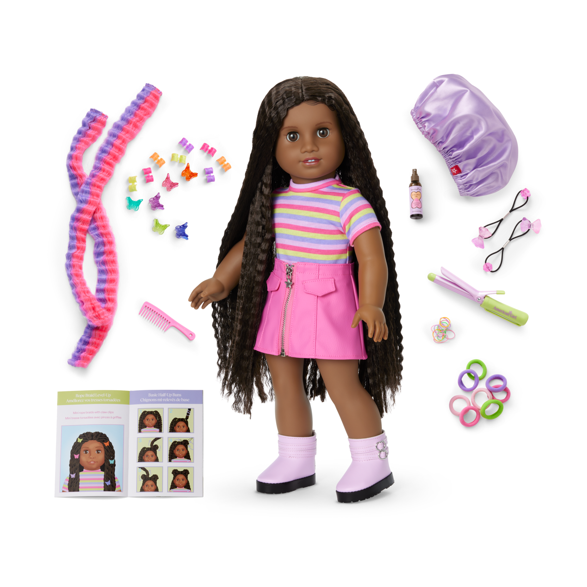 Doll Accessories American Doll 18 Inch Long Hair Looks™ By Truly