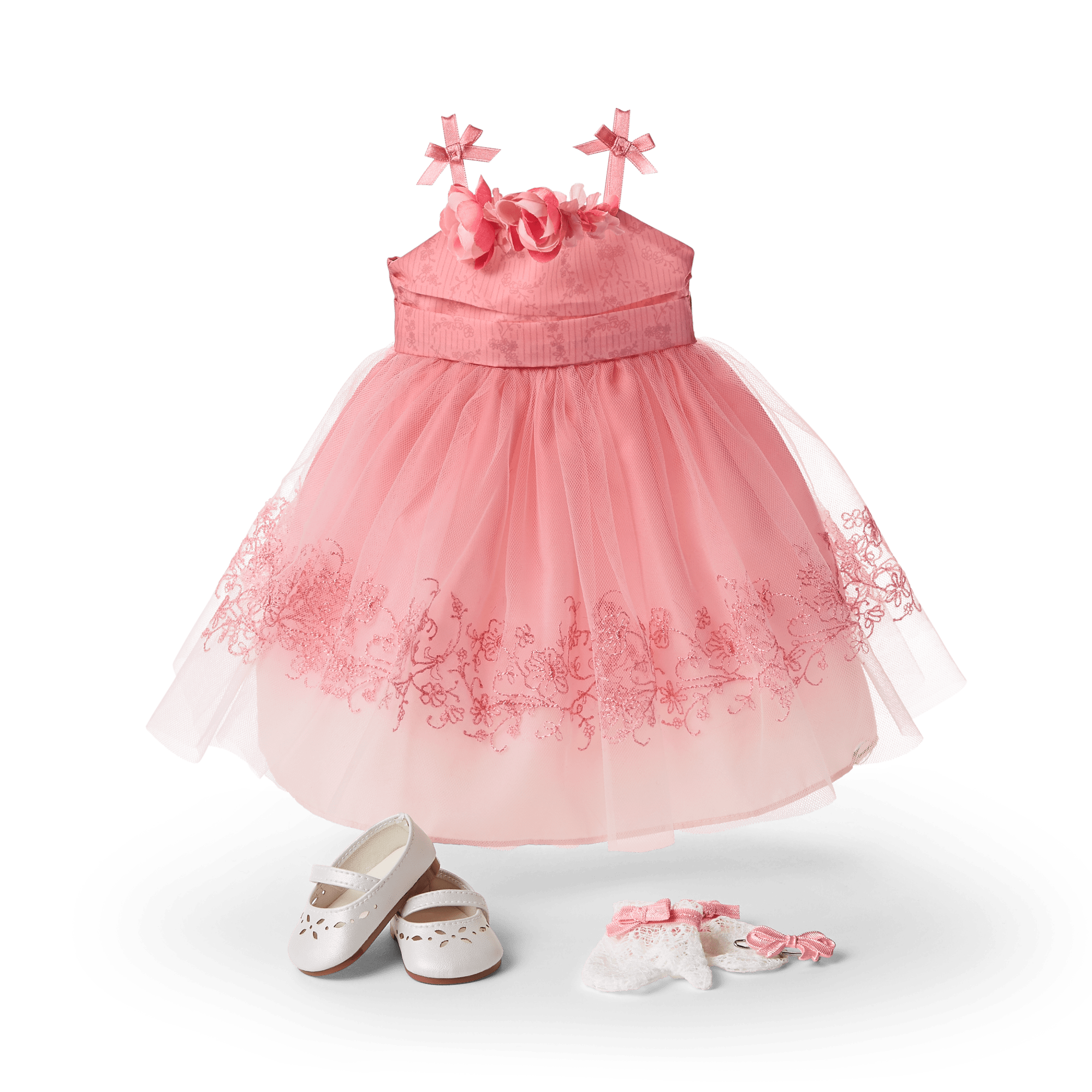 American Girl Maryellen's Pretty Pink Dress for 18" Dolls (Doll Not Included) American Girl Maryellen's Pretty Pink Dress for 18" Dolls (Doll Not Included)