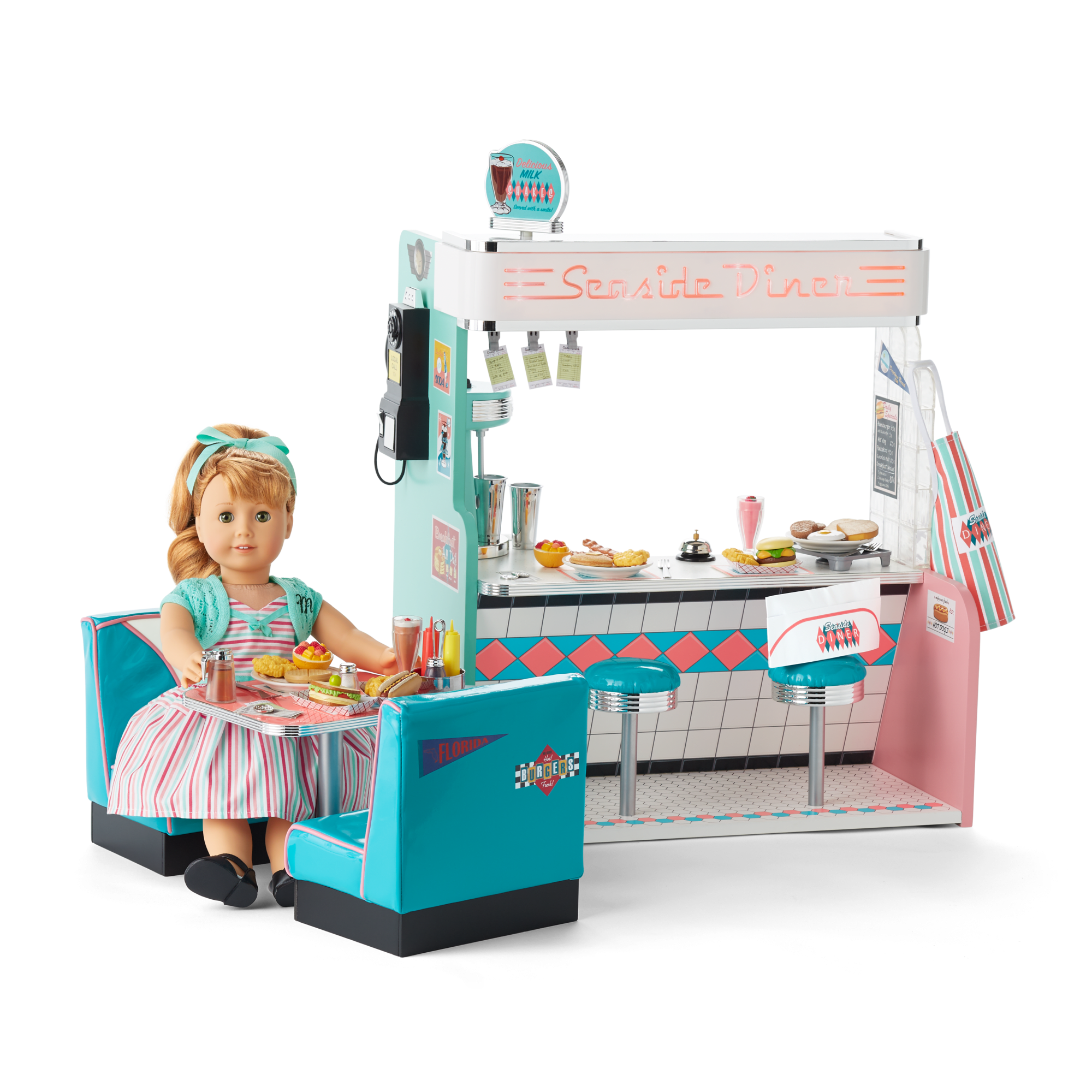 Maryellen's Seaside Diner for 18-inch Dolls American Girl