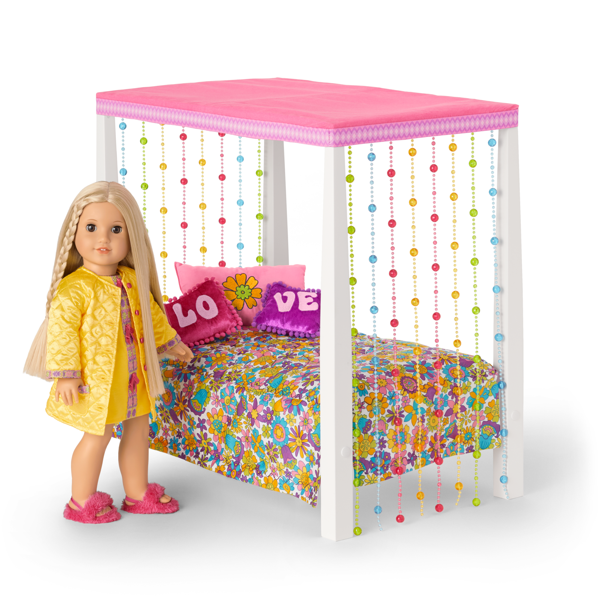 Julie's Groovy Bed Bedding for 18-inch Dolls American Girl