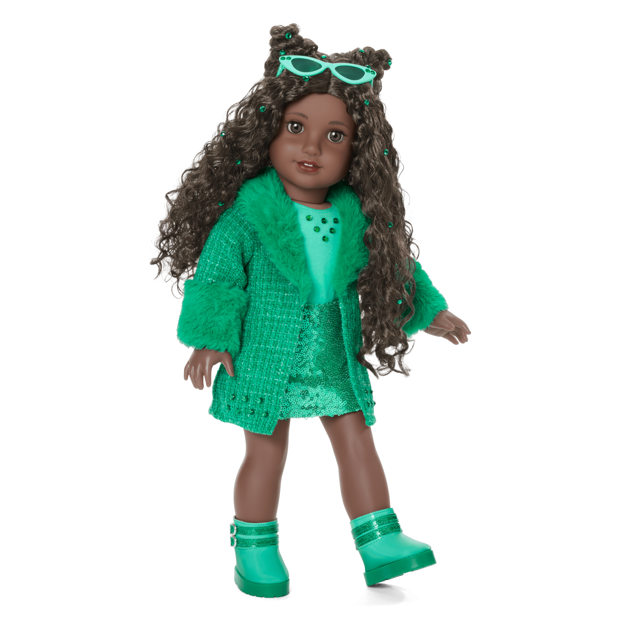 ♡AMERI♡ May Emerald Icon Outfit for 18-inch Dolls