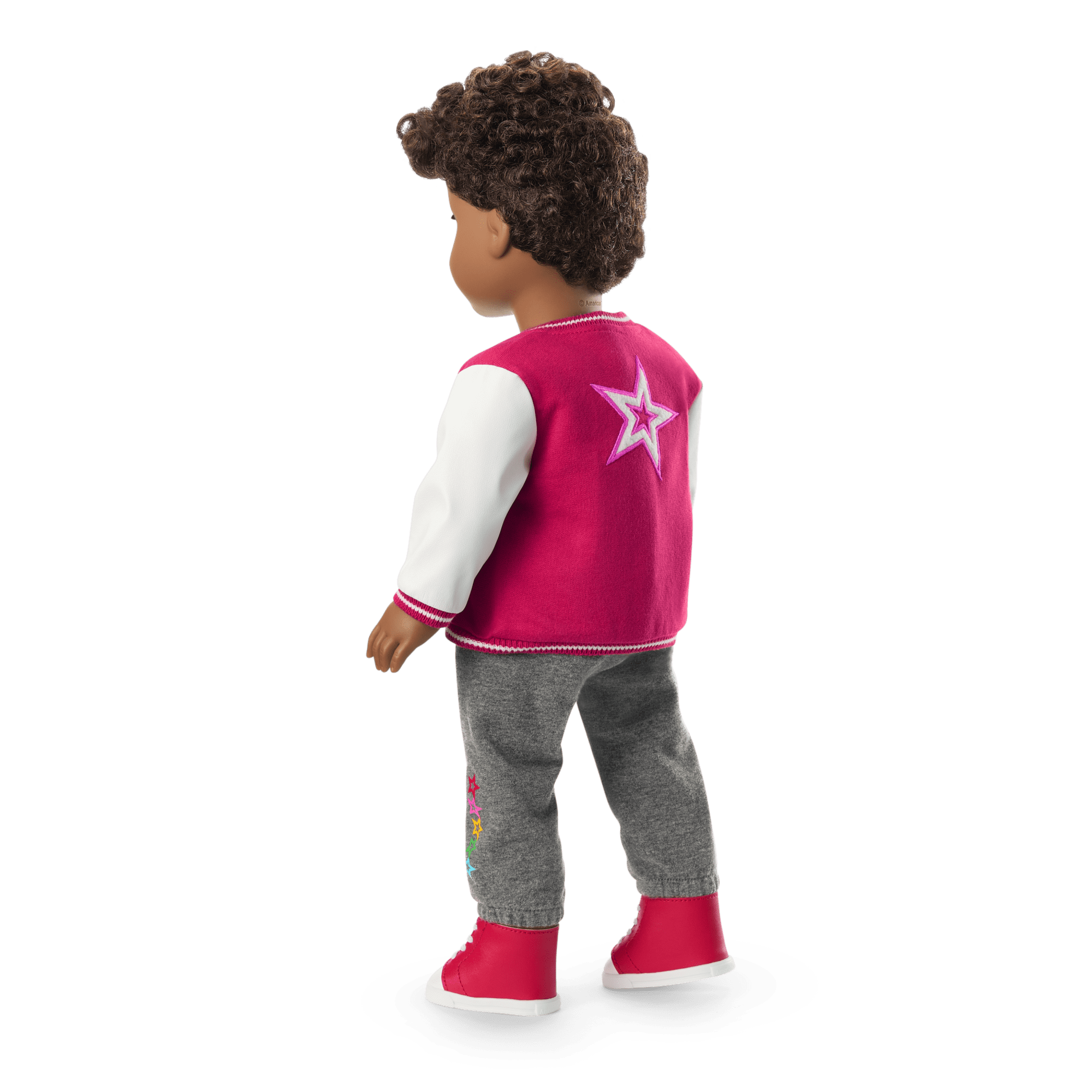 Truly Me™ 18-inch Doll #113 with curly dark-brown hair| American Girl®