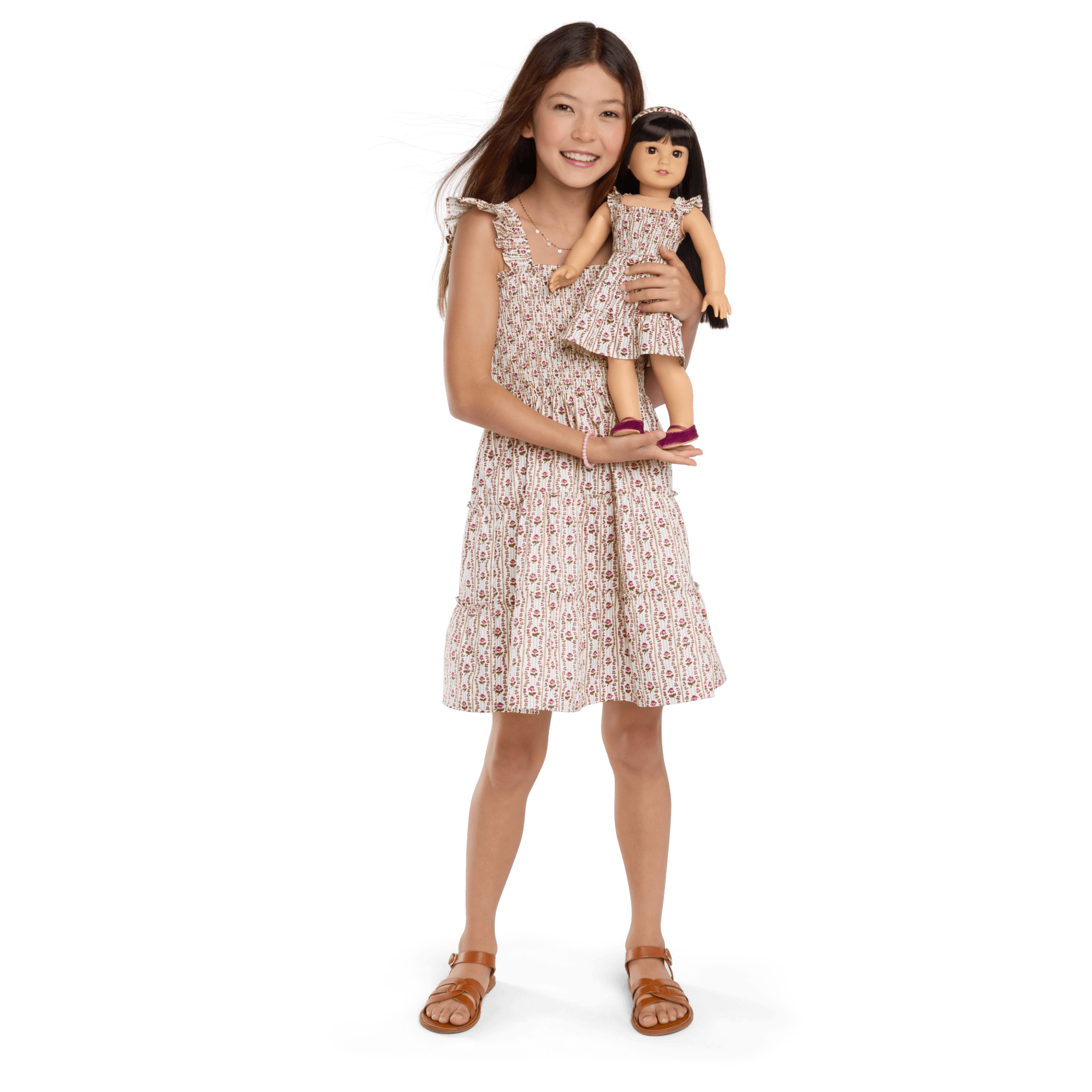 The American Girl® x Hill House Home Belle Bow Felicity Historical Print American Girl® x Hill House Home Ellie Doll Dress (Felicity) main image 3