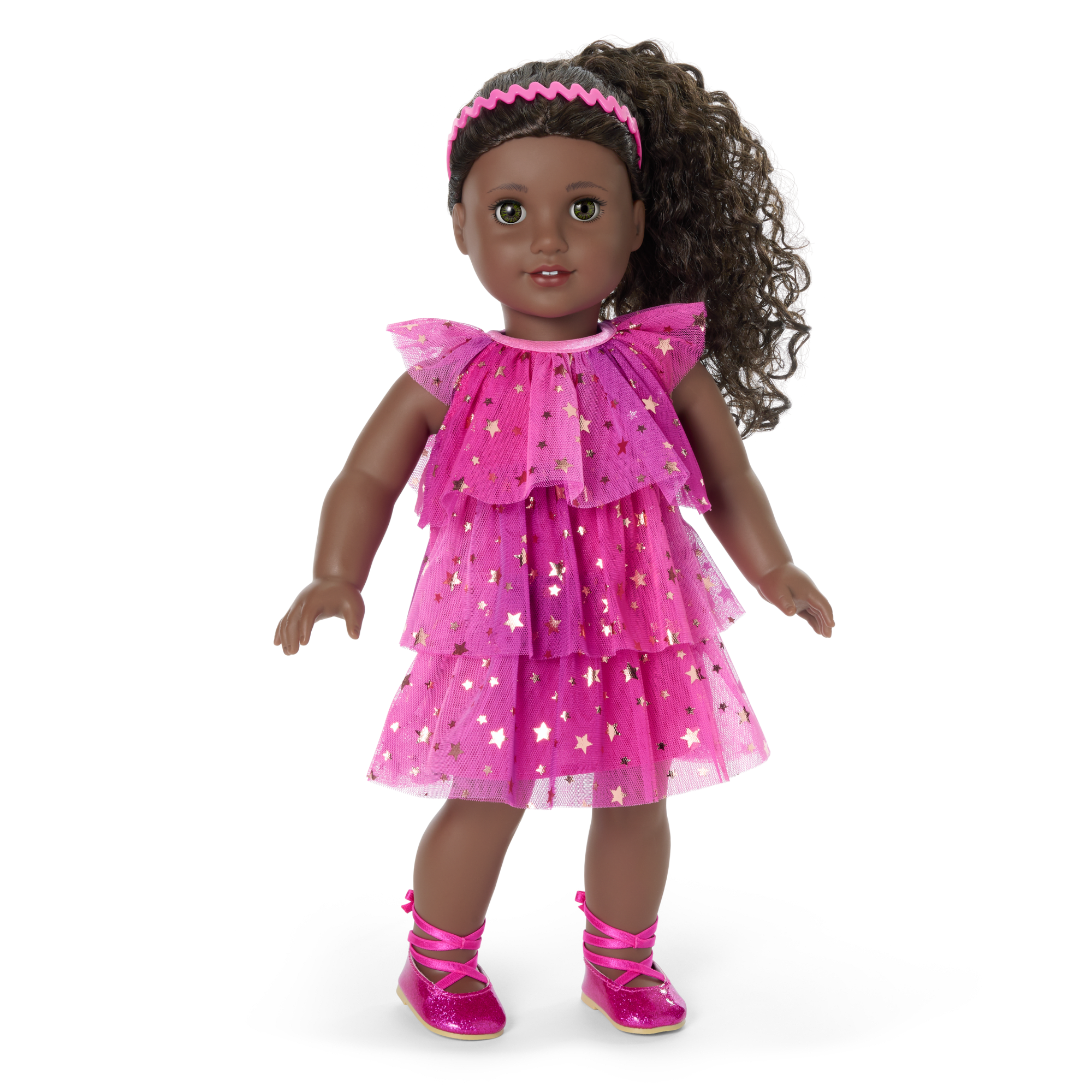 Pink Party-Ready Dress for 18-inch Dolls Pink Party-Ready Dress for 18-inch Dolls
