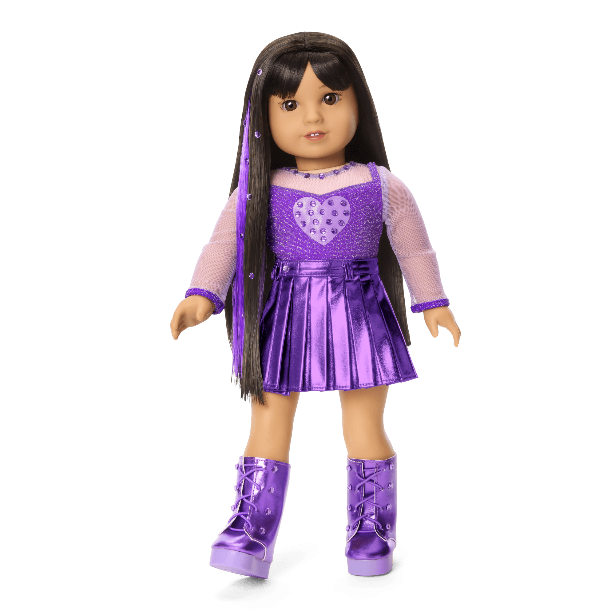 February Amethyst Bliss Outfit for 18-inch Dolls