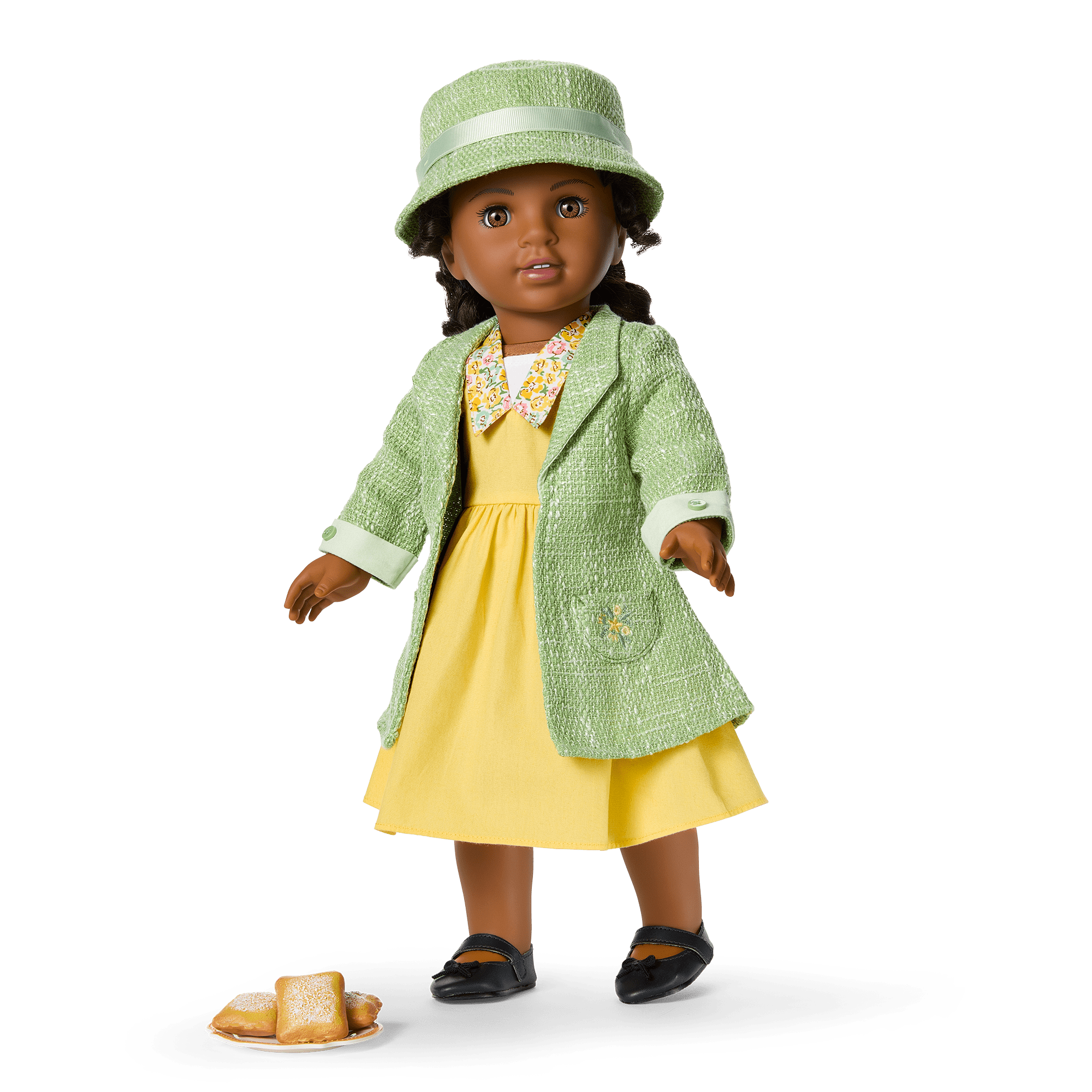 American Girl Disney Princess Tiana Work Dress & Accessories for 18-inch Dolls American Girl Disney Princess Tiana Work Dress & Accessories for 18-inch Dolls