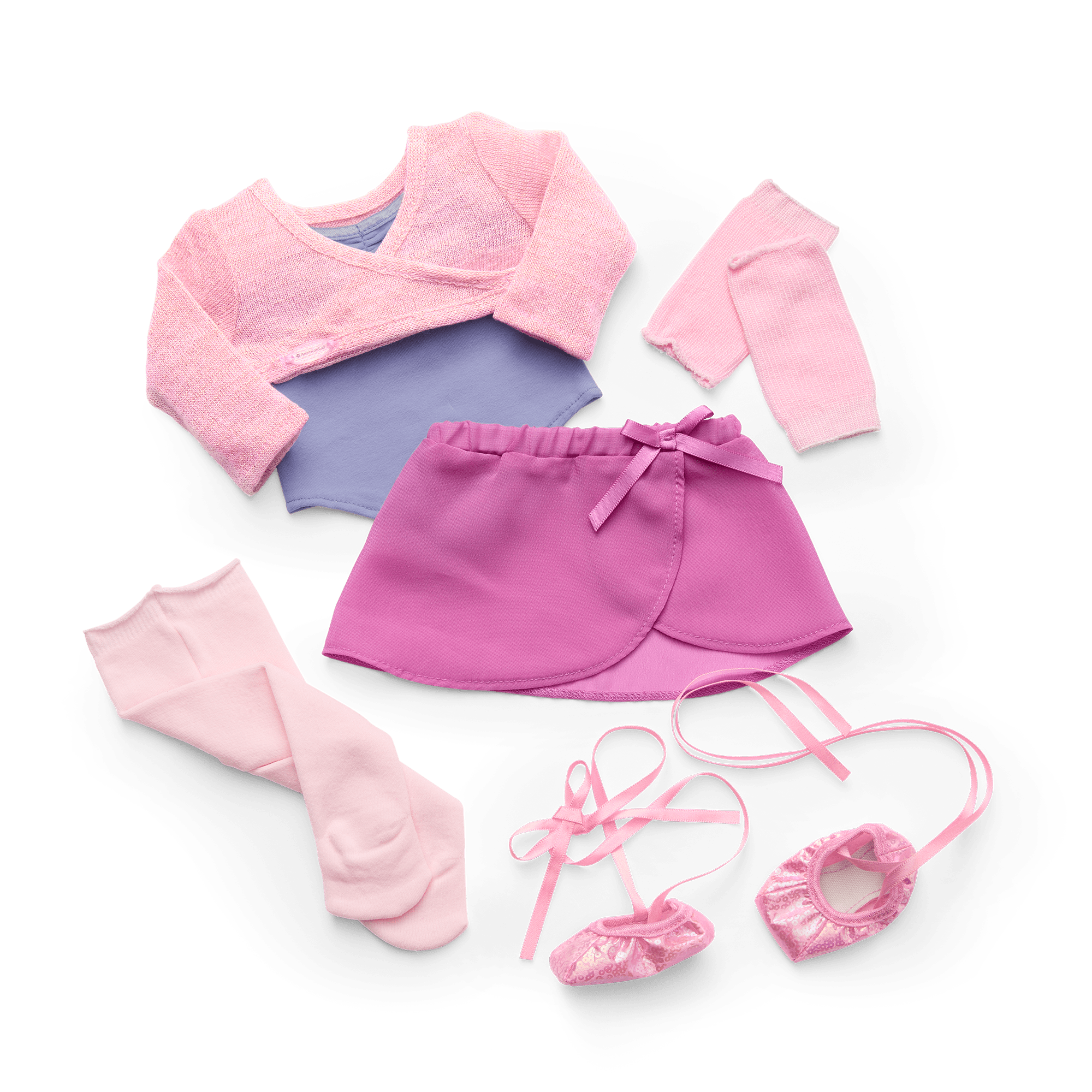 Plié Away Ballet Practice Outfit for Dolls