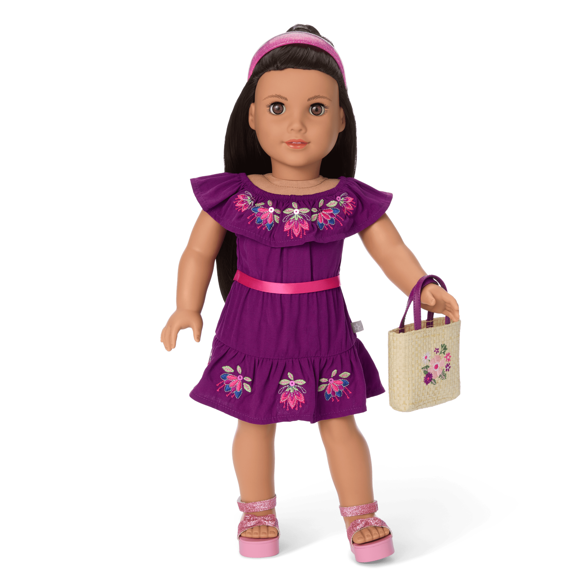 Raquel's Beach Party Dress for 18-inch Dolls (Girl of the Year 2026)