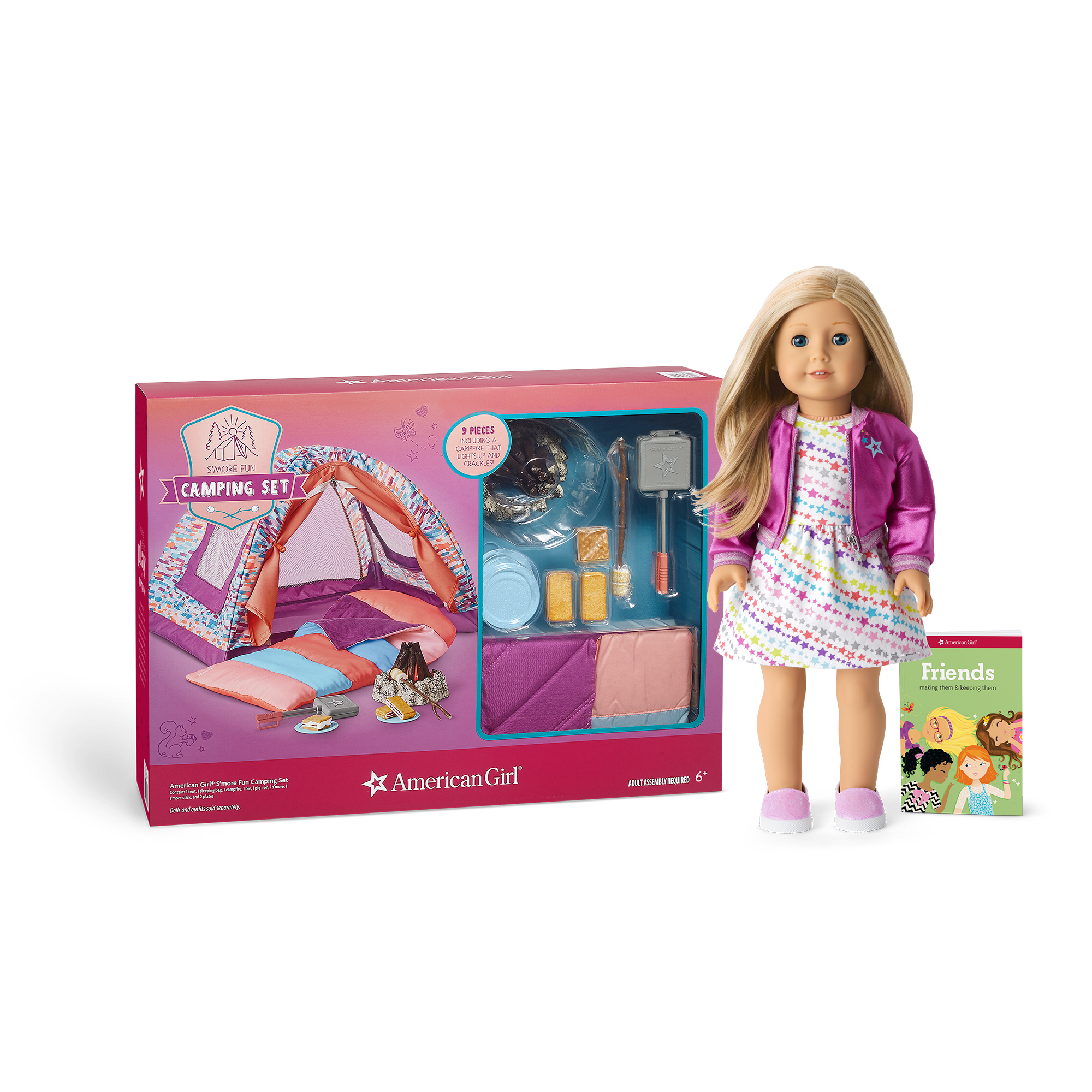 Truly Me™ 18-inch Doll #27 S'more Fun Camping Set –