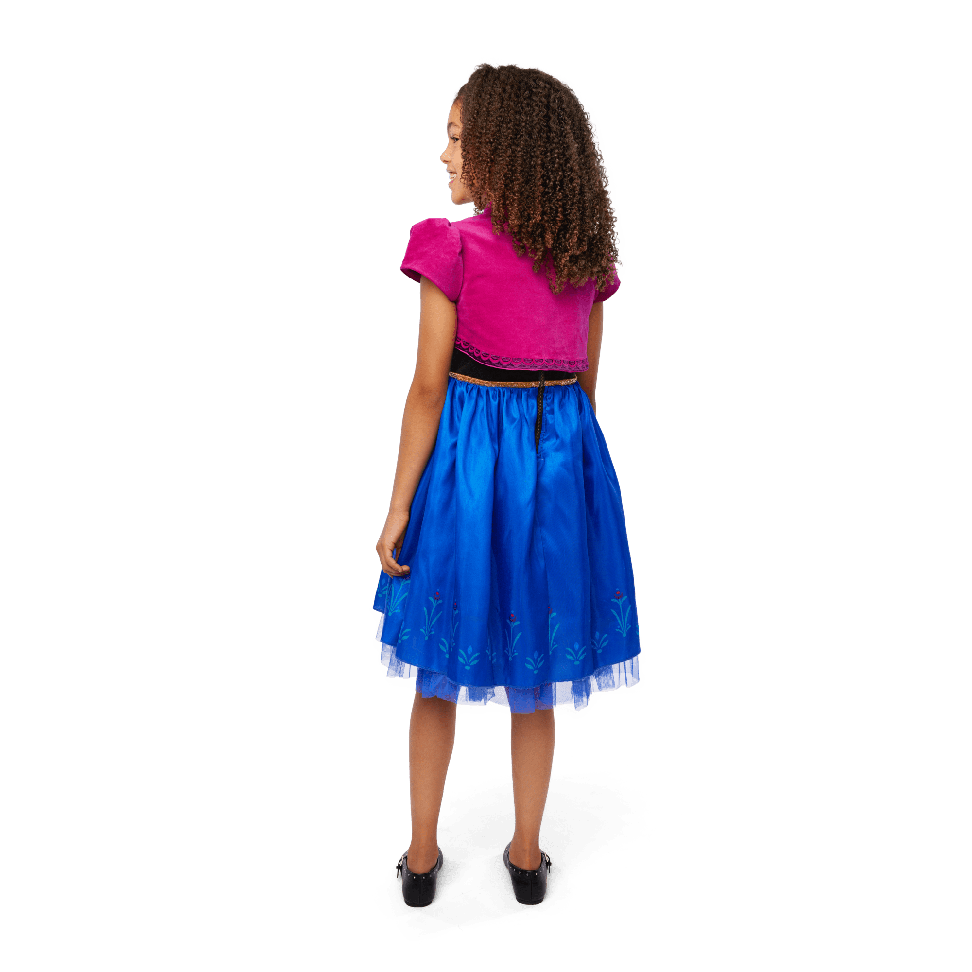 girls casual dress anna frozen Disney Frozen Princess Anna Fur Dress 18 Months