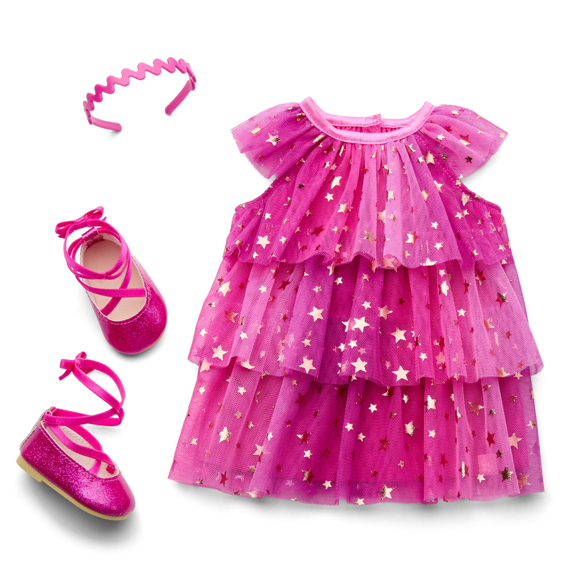 Pink Party-Ready Dress for 18-inch Dolls | American Girl Pink Party-Ready Dress for 18-inch Dolls | American Girl