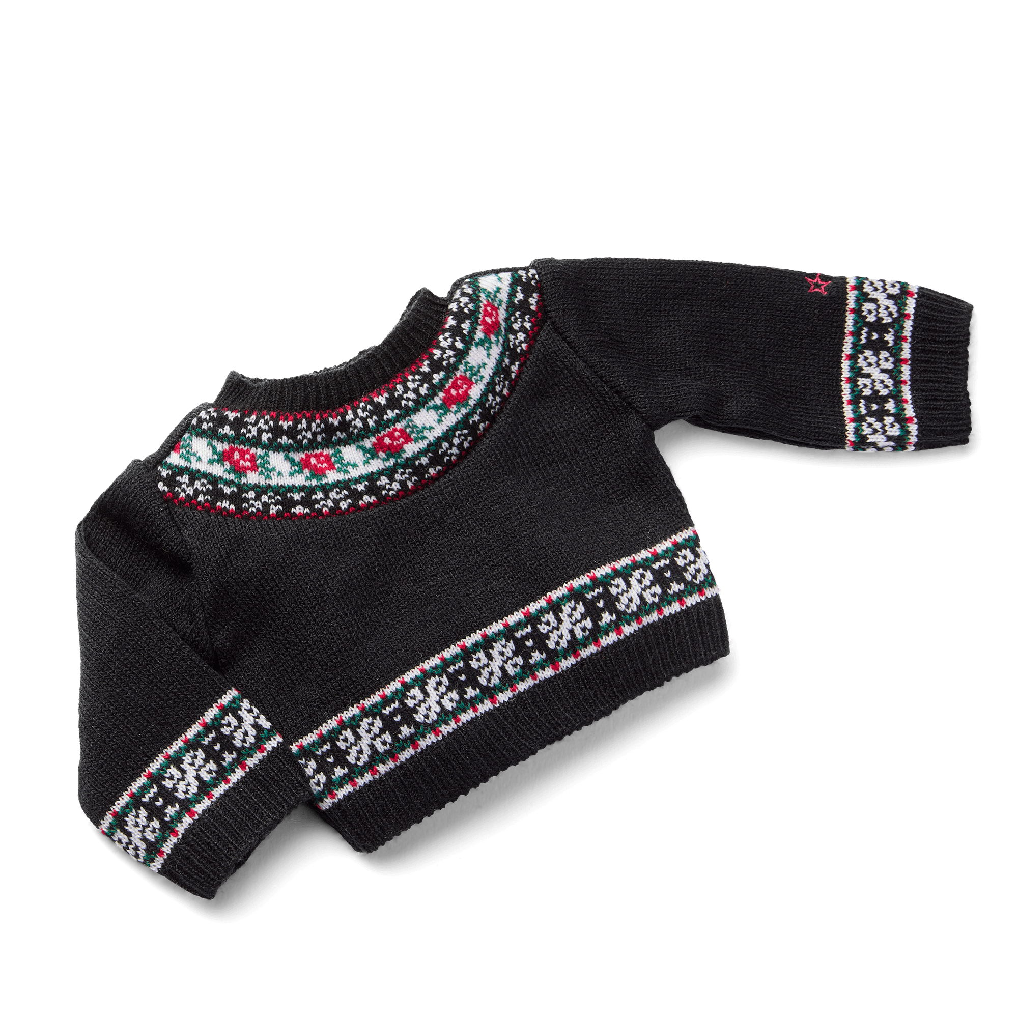 American Girl x Janie and Jack Rose Fair Isle Sweater