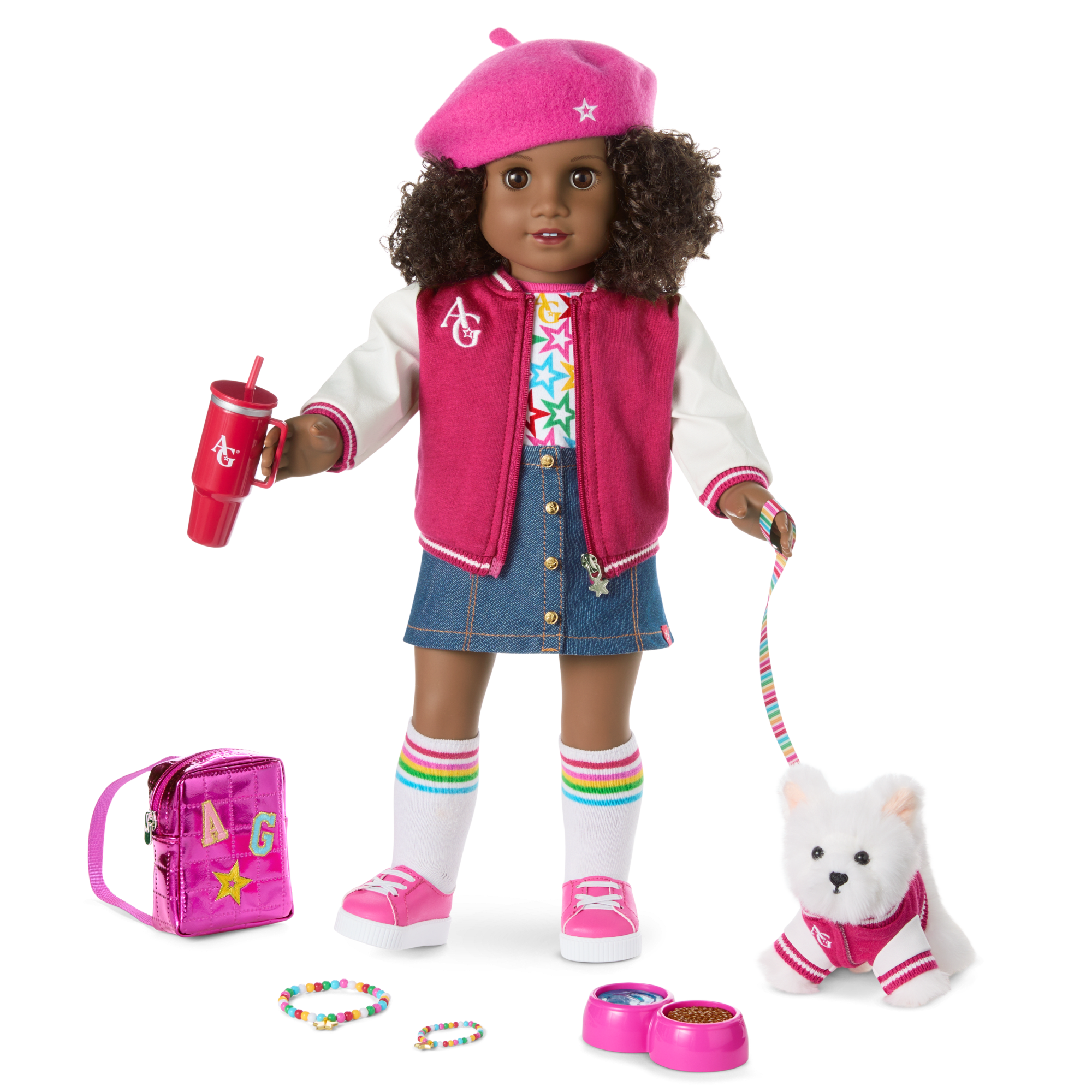 Truly Me™ Doll #112, Puppy, Mini Backpack & Accessories Bundle