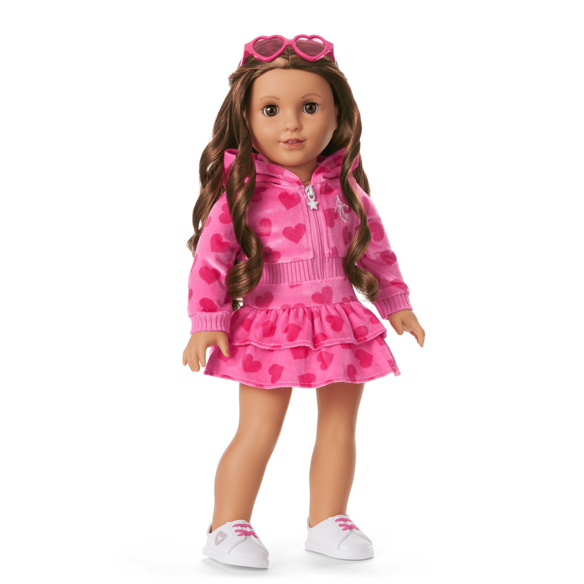american girl doll pink dress American Girl
