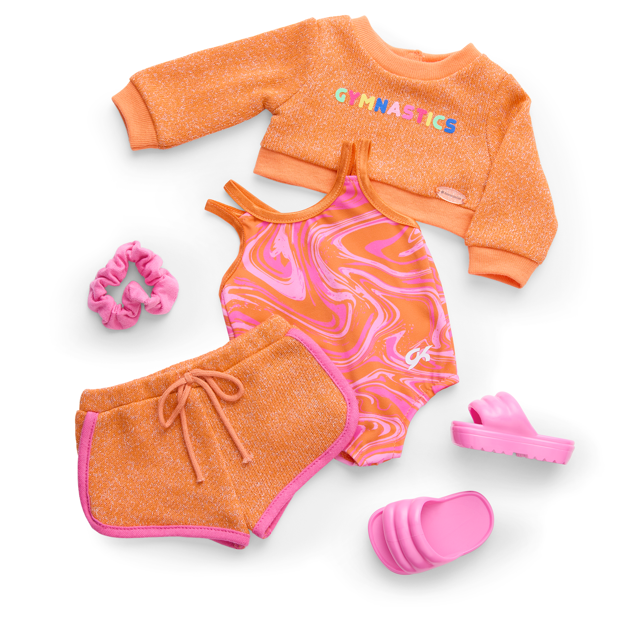 Usa Gymnastics Set 18 Inch Doll Gymnastics Outfit Lila's