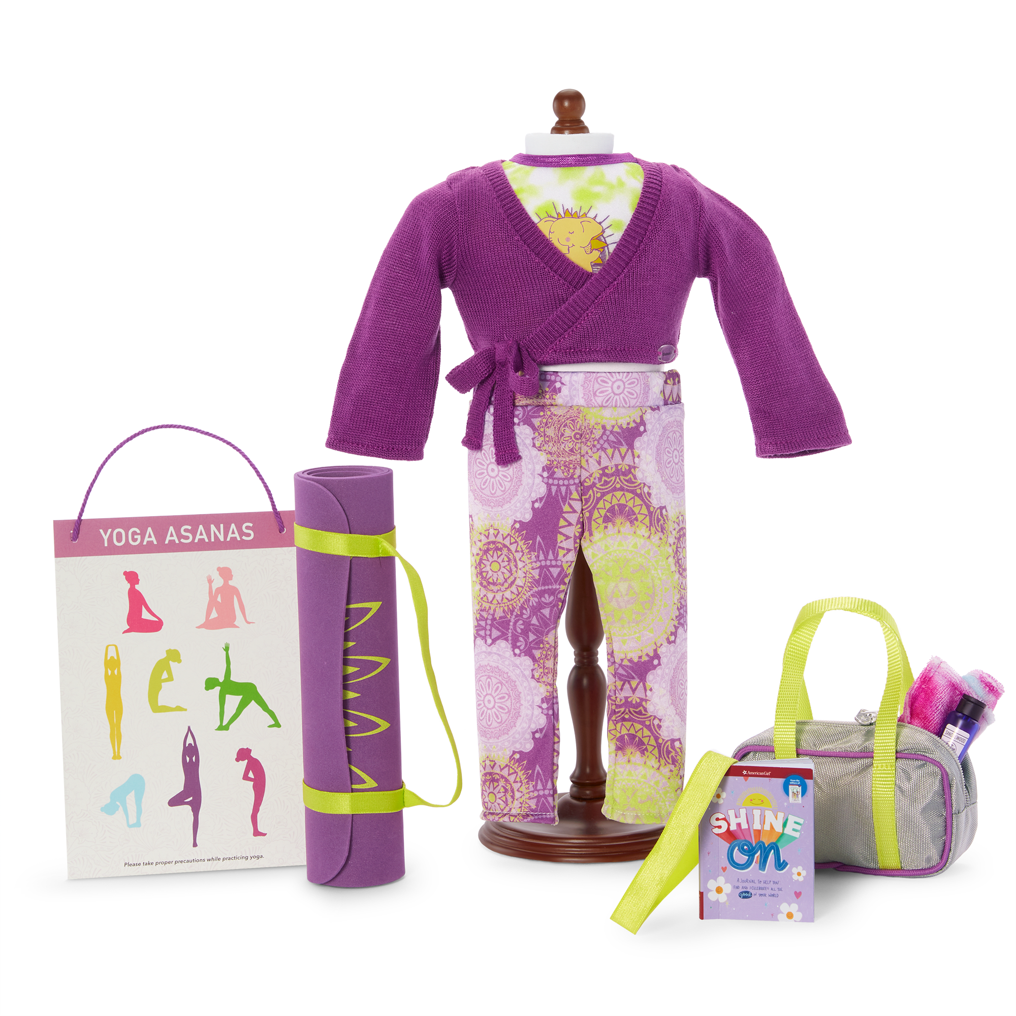 American girl yoga outfit sales