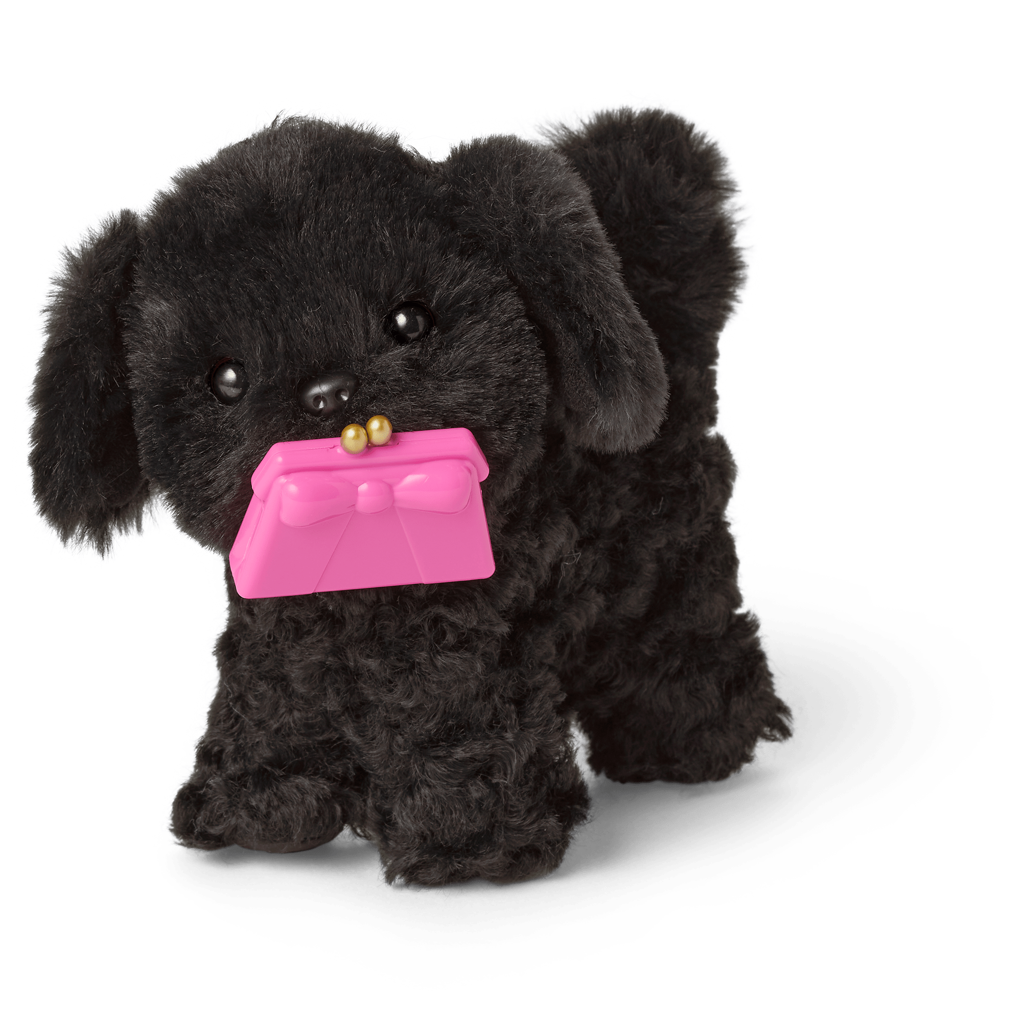 Cute Puppy Dog Slippers For 18 Inch Dolls – Pink & Brown Sherpa, Fits American Girl Dolls & More!