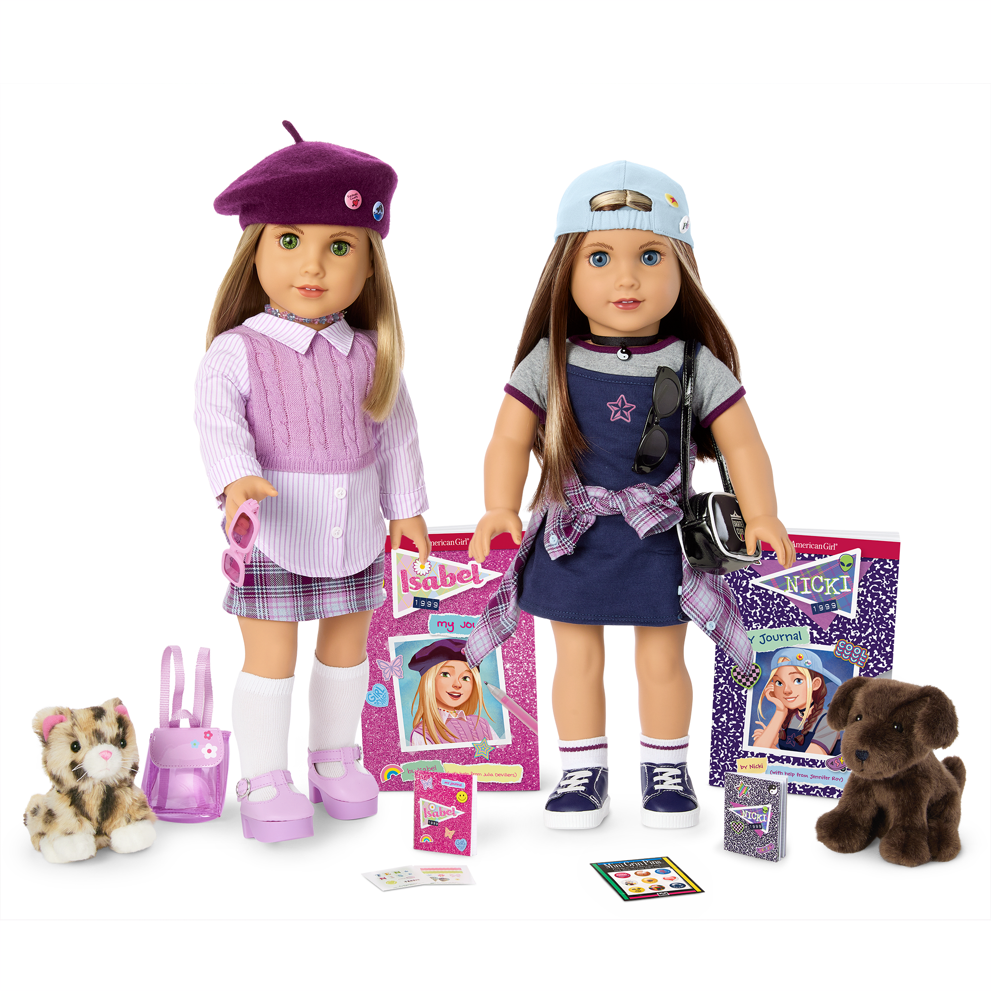 90s Twins Isabel™ Nicki™ Gift Set American Girl®