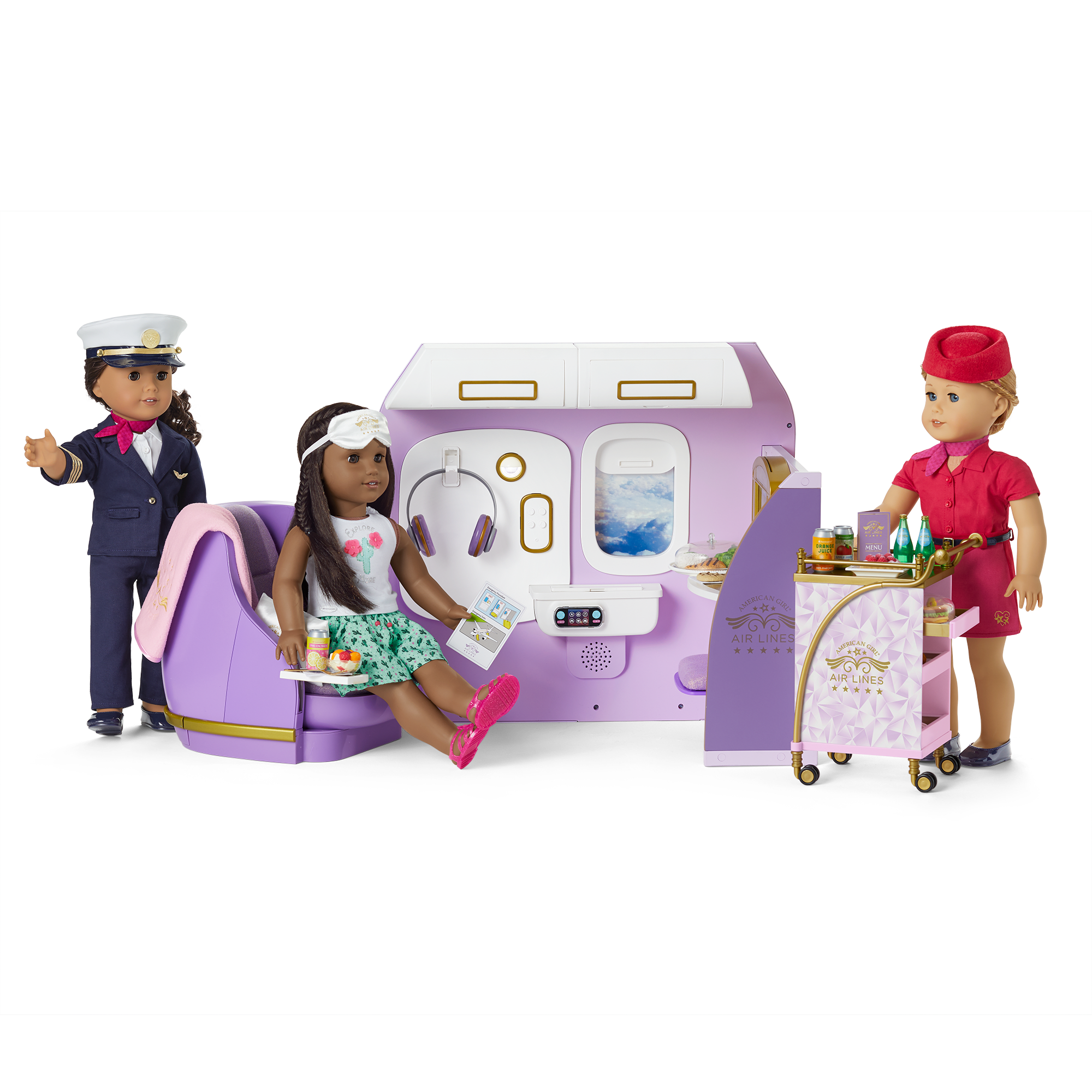American girl first class flight set sales