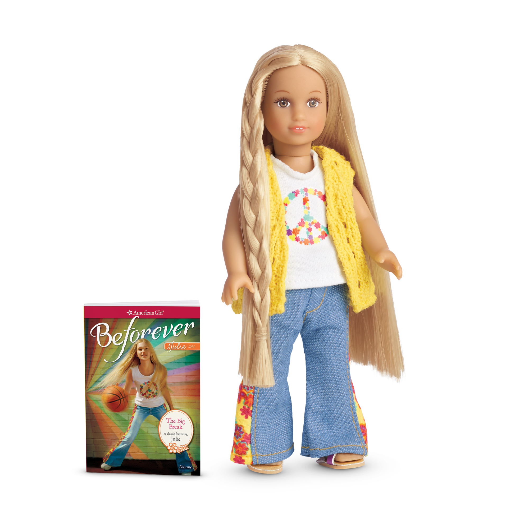 Julie Mini Doll & Book | Beforever | American Girl Julie Mini Doll & Book | Beforever | American Girl