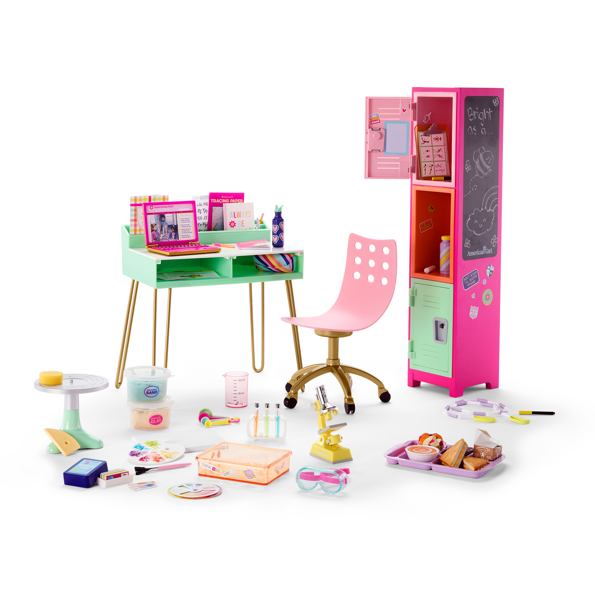 American girl locker set shop
