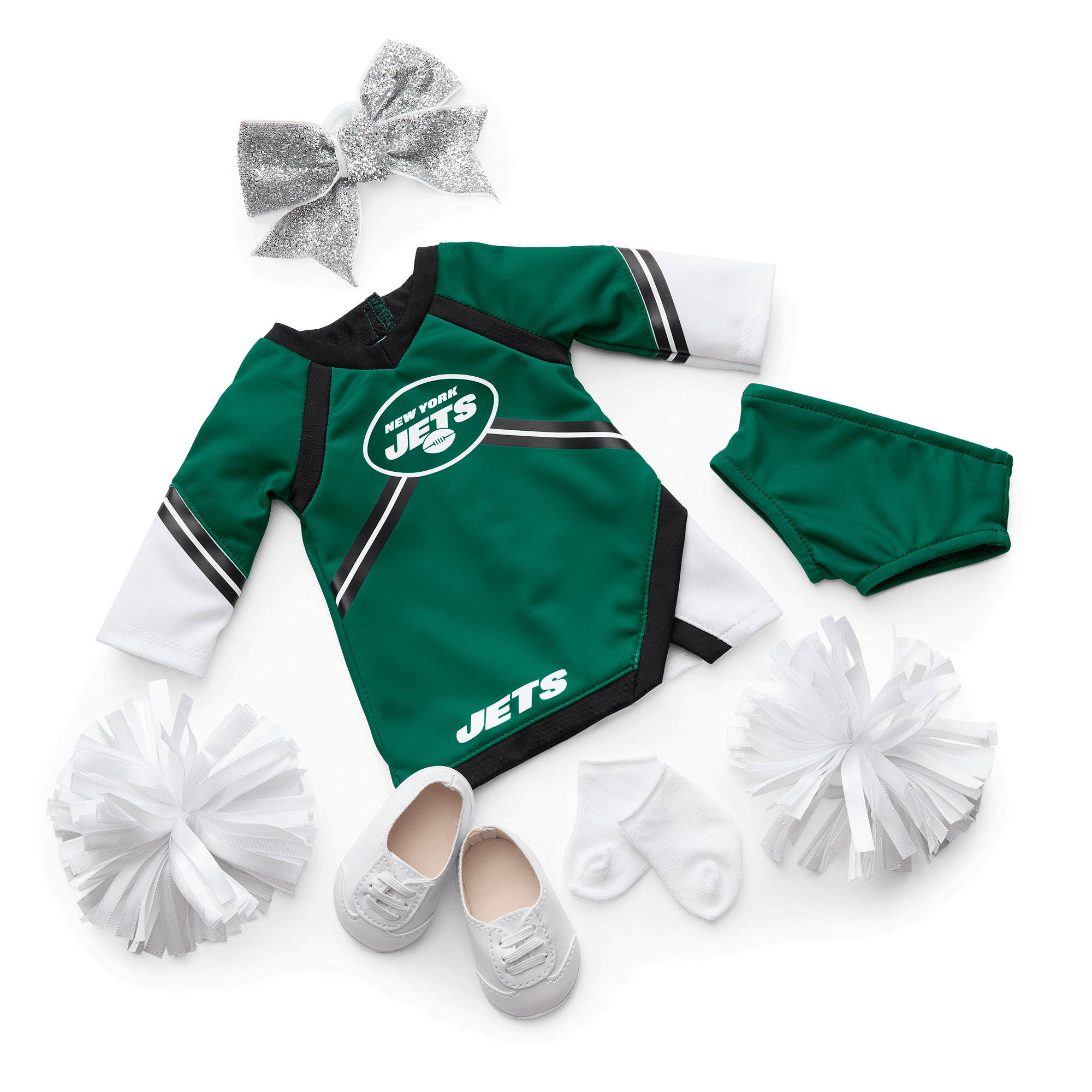 American Girl Cheerleader Outfit NFL New York Jets Cheer Uniform