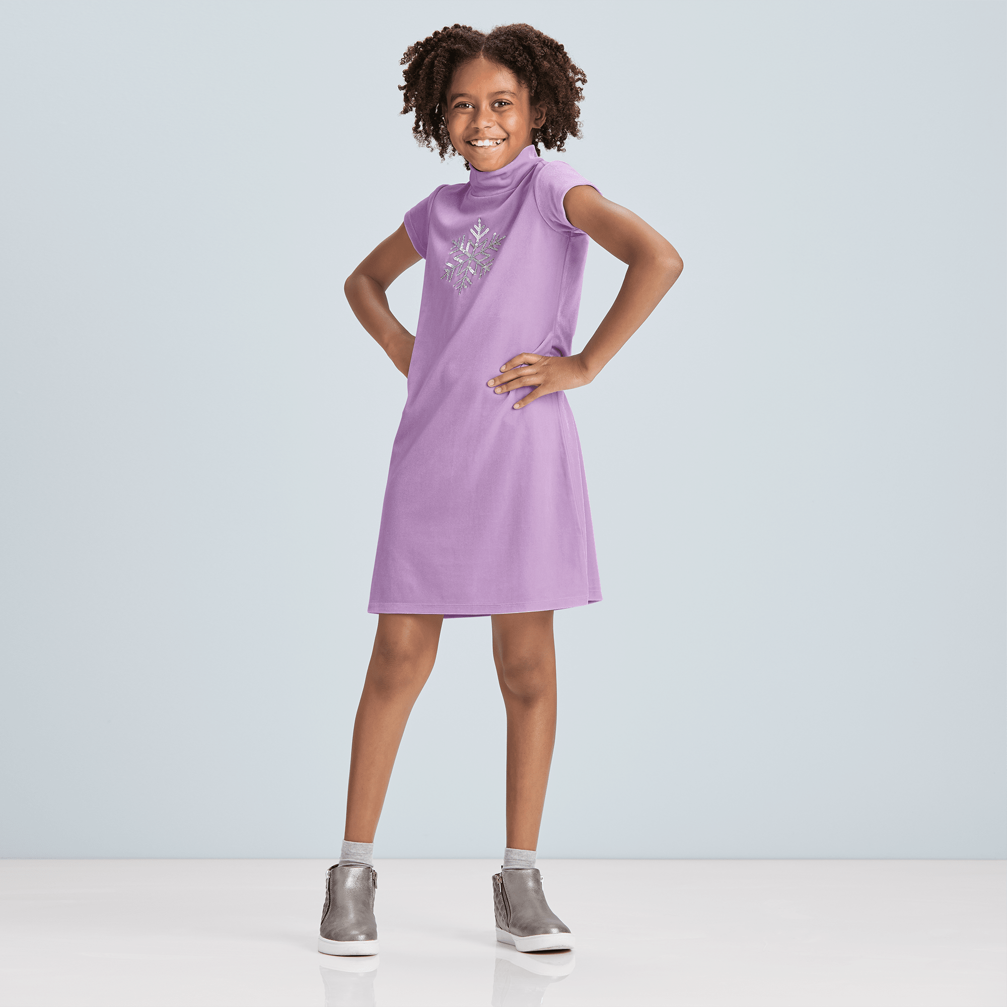 Soft as Snow Dress for Girls