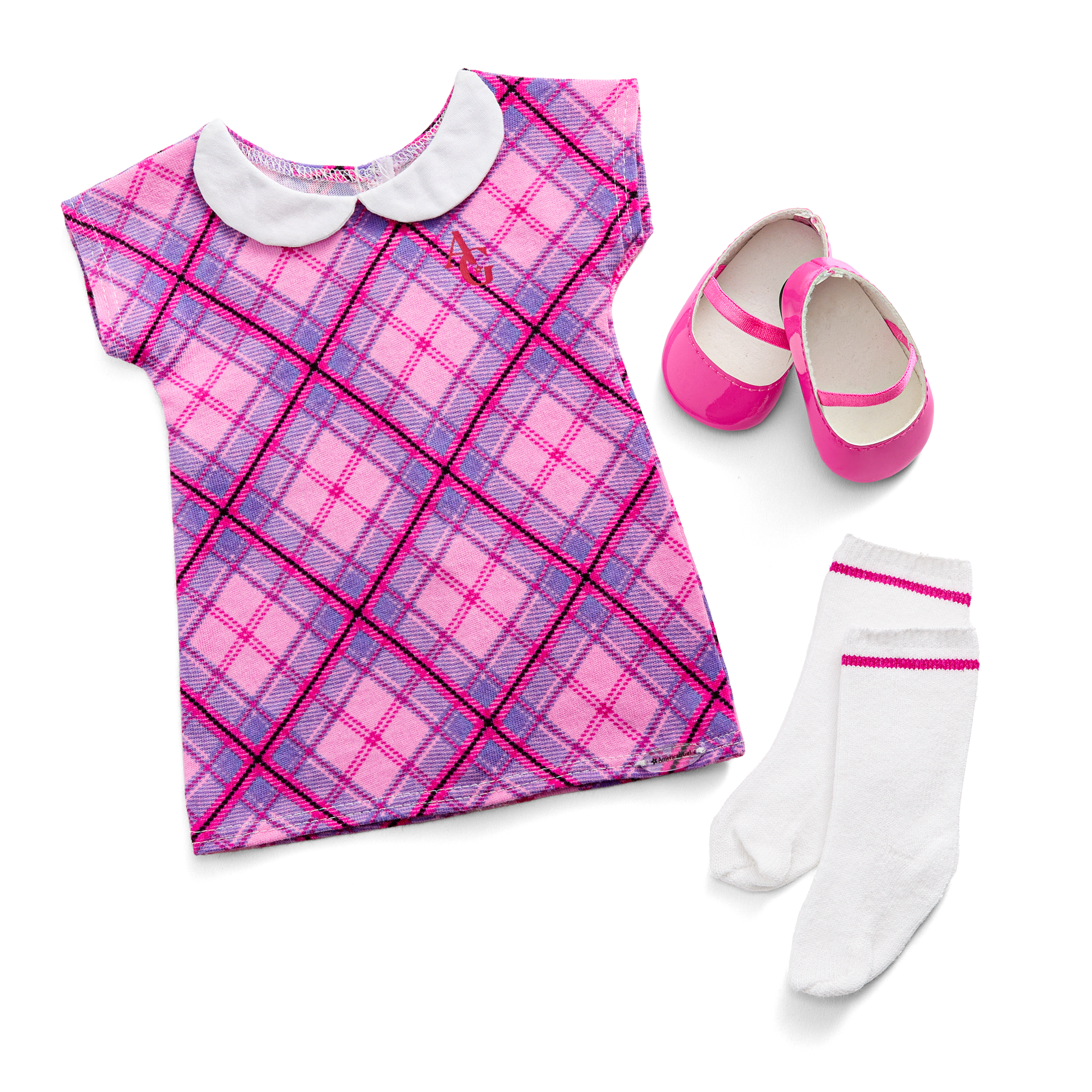 Pretty Plaid Outfit for 18 inch Dolls American Girl