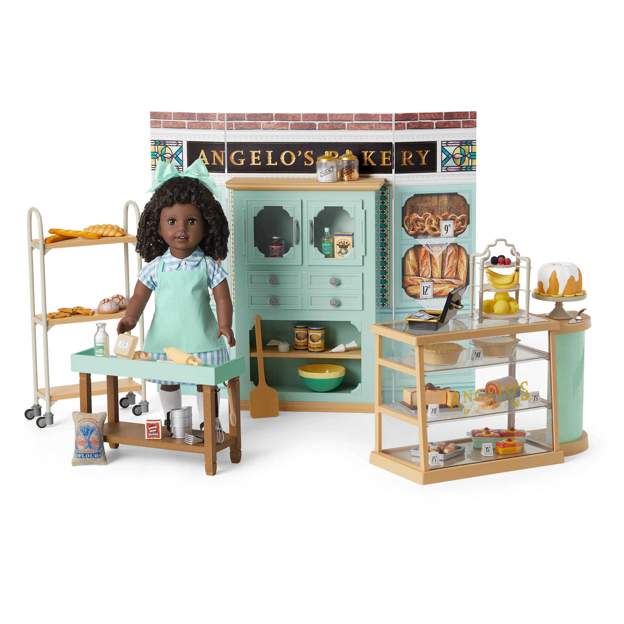 Bakery Case American Girl Doll Baking Set American Girl Doll