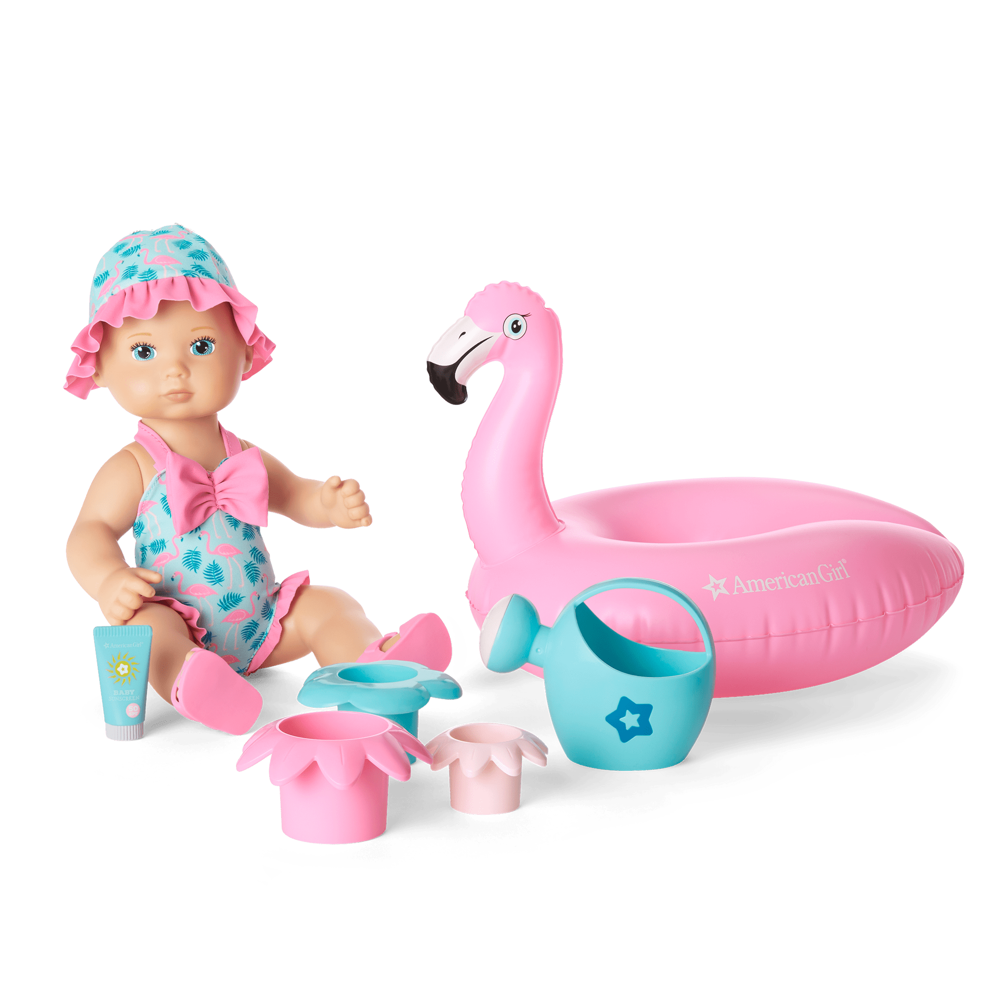 Flamingo Fun Play Set C Bitty Baby American Girl