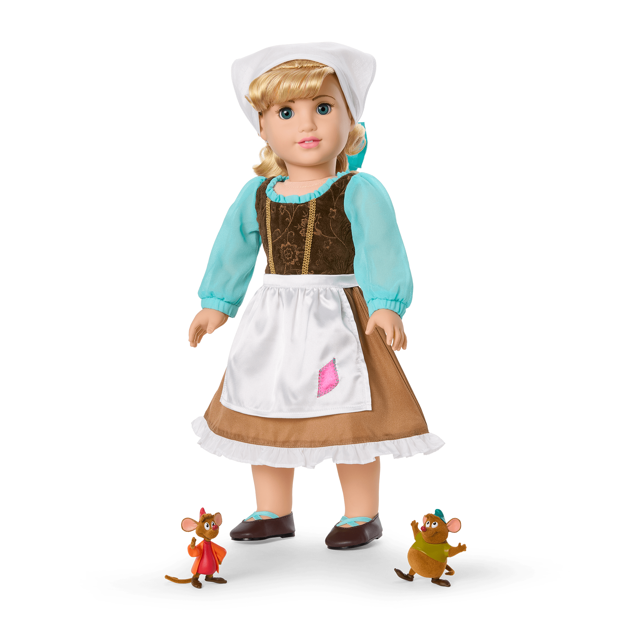 strapless open back dress American Girl Disney Princess Cinderella Day Dress, Friends & Accessories for 18-inch Dolls
