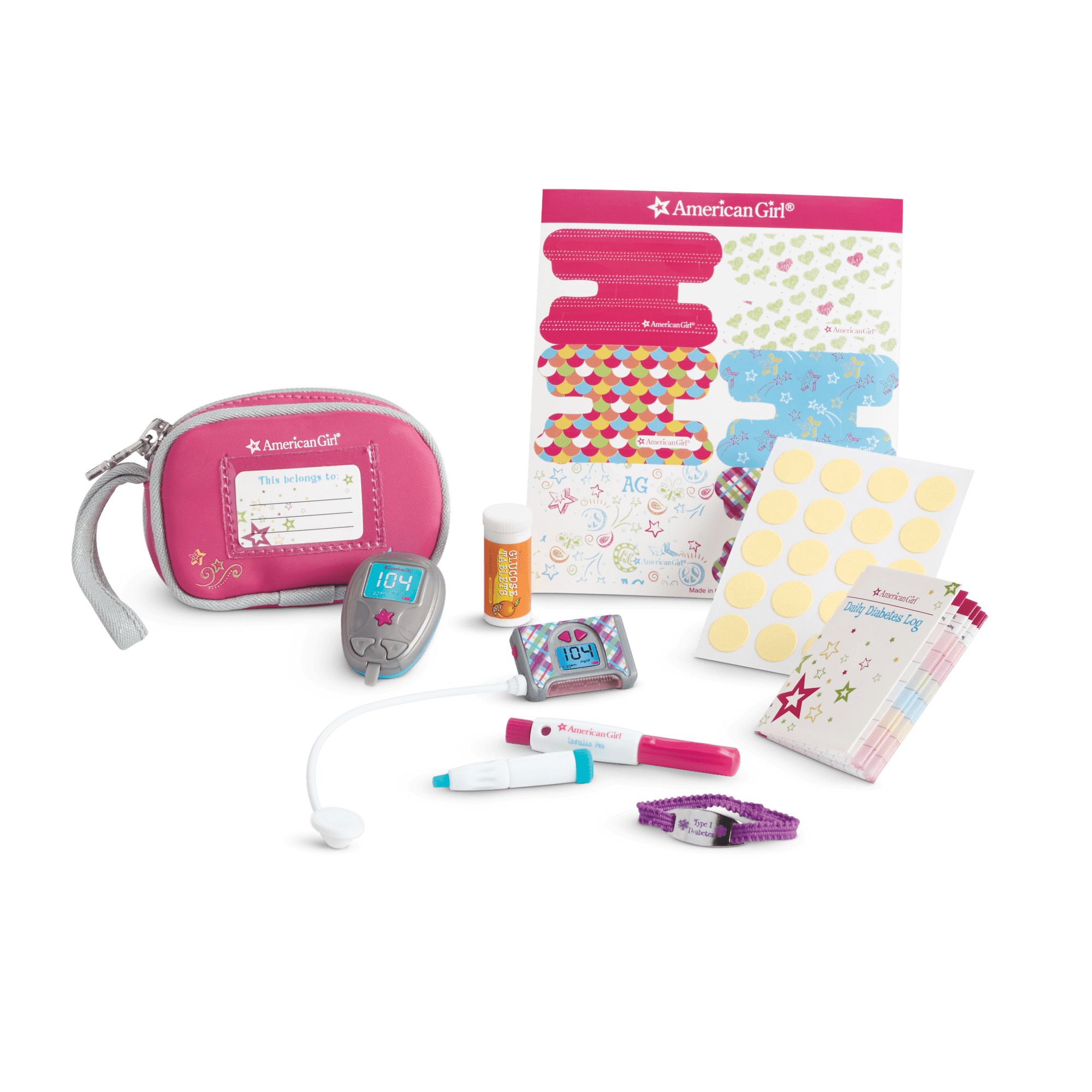 Diabetes Care Kit for Dolls | Truly Me | American Girl Diabetes Care Kit for Dolls | Truly Me | American Girl