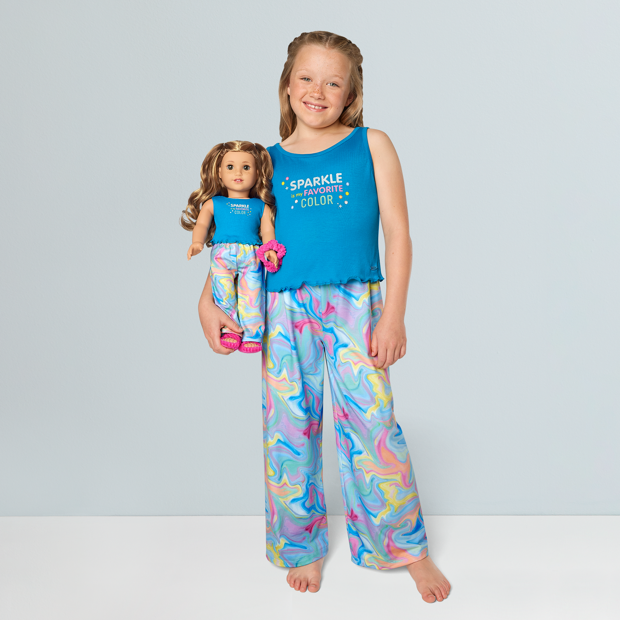 Lila’s™ Sparkle & Dreams PJs for Girls & 18-inch Dolls (Girl of the Year™ 2024)