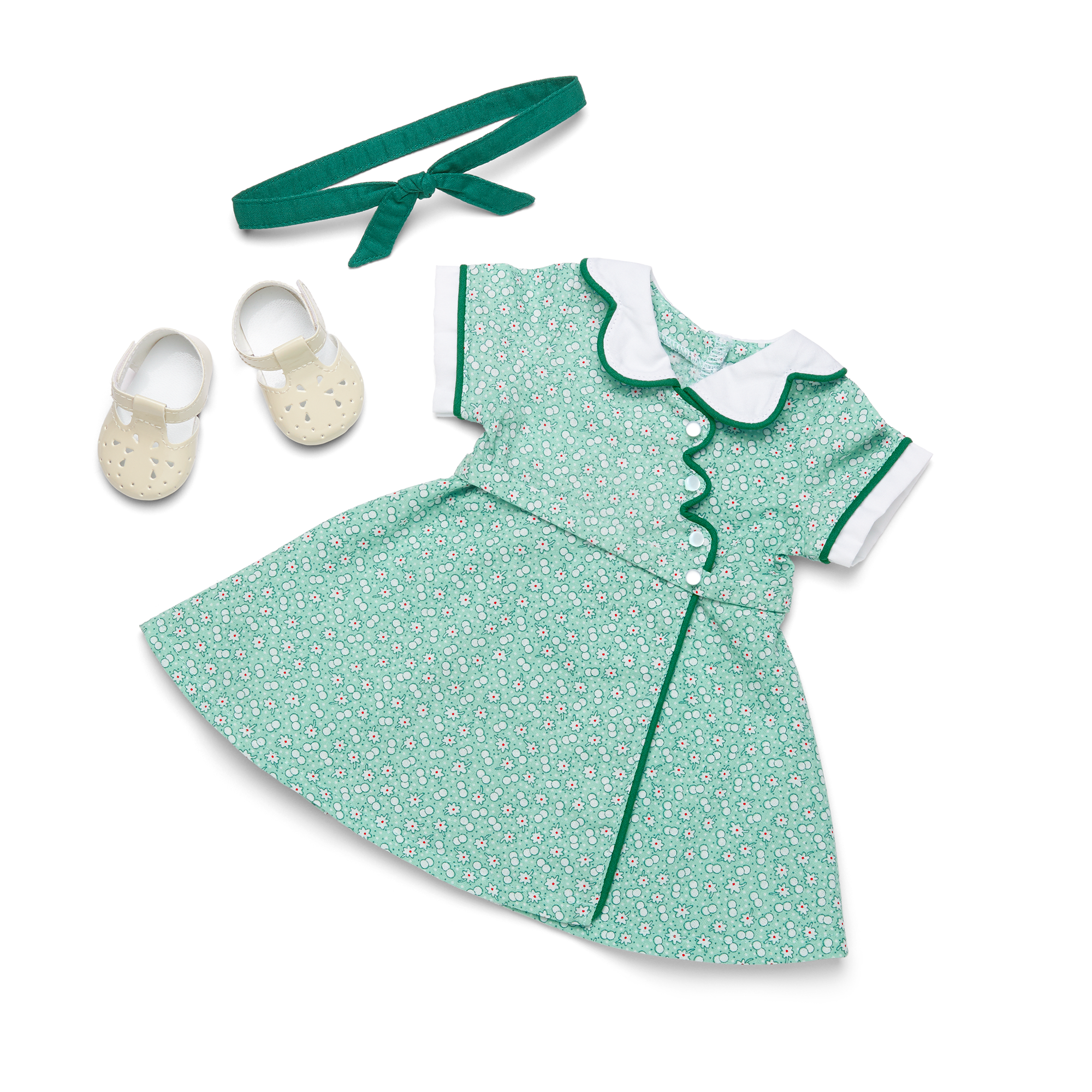 My Brittany's Ten Light Mint Green Hangers for American Girl Dolls and Doll Clothes