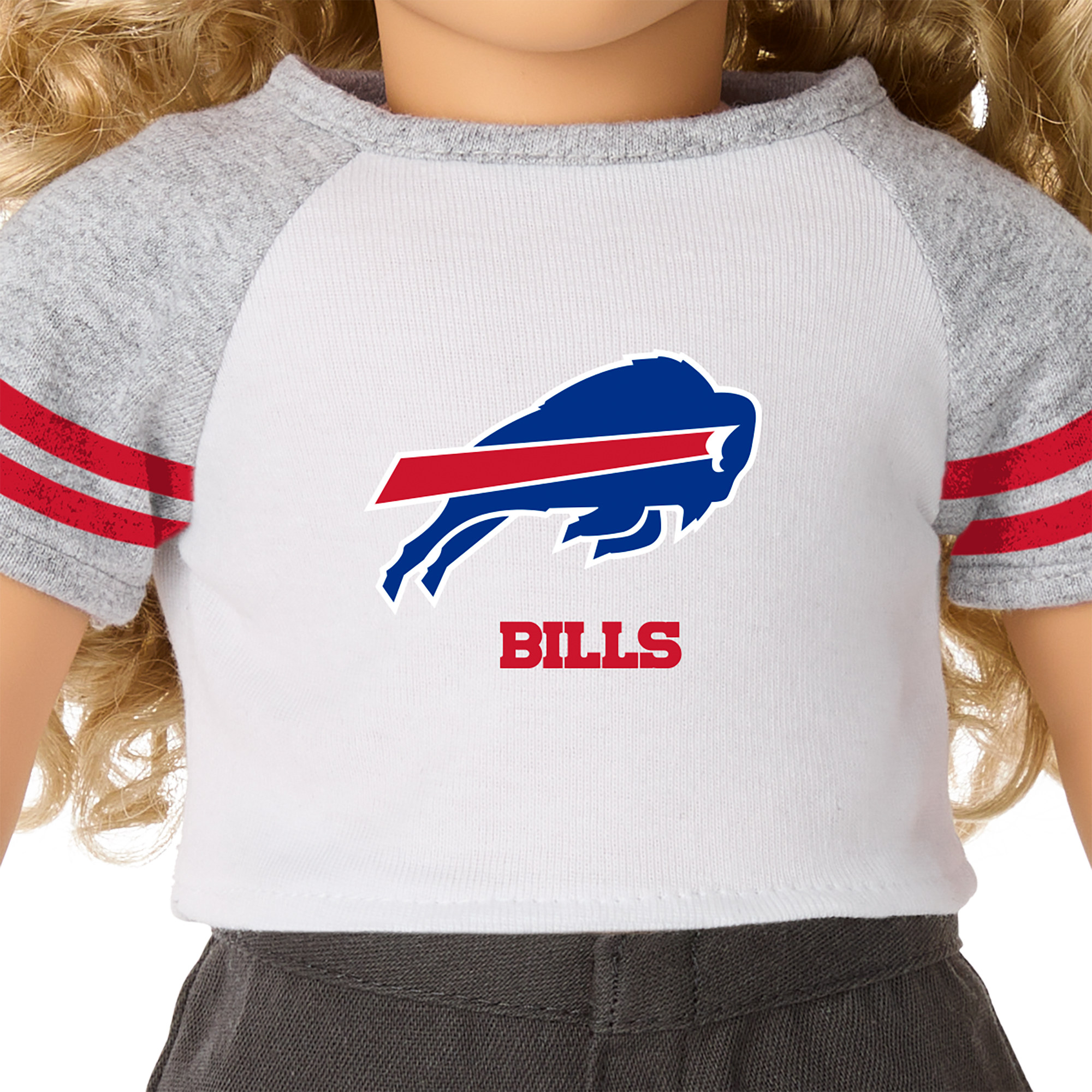 American Girl® x NFL Buffalo Bills Fan Tee for 18-inch Dolls