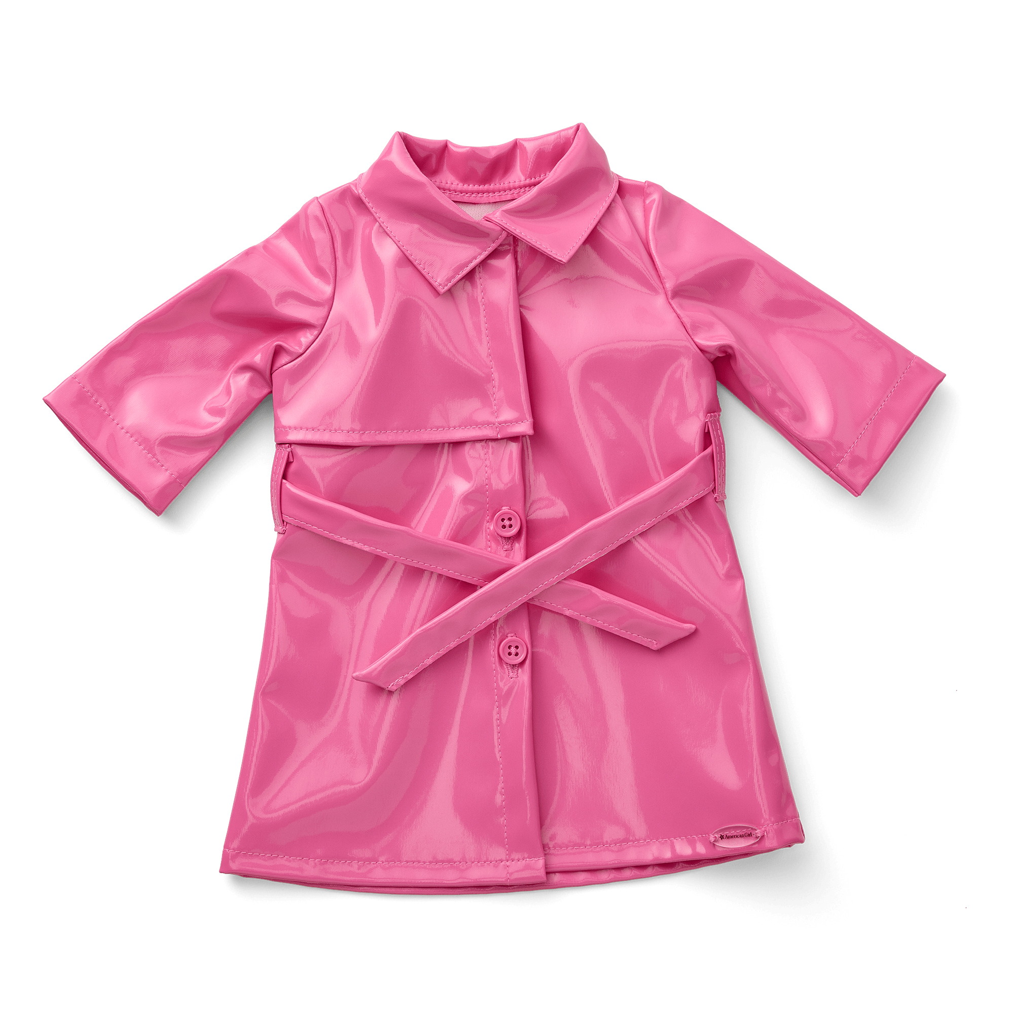 American Girl® X Something Navy Perfectly Pink Trench For 18 Inch Doll 