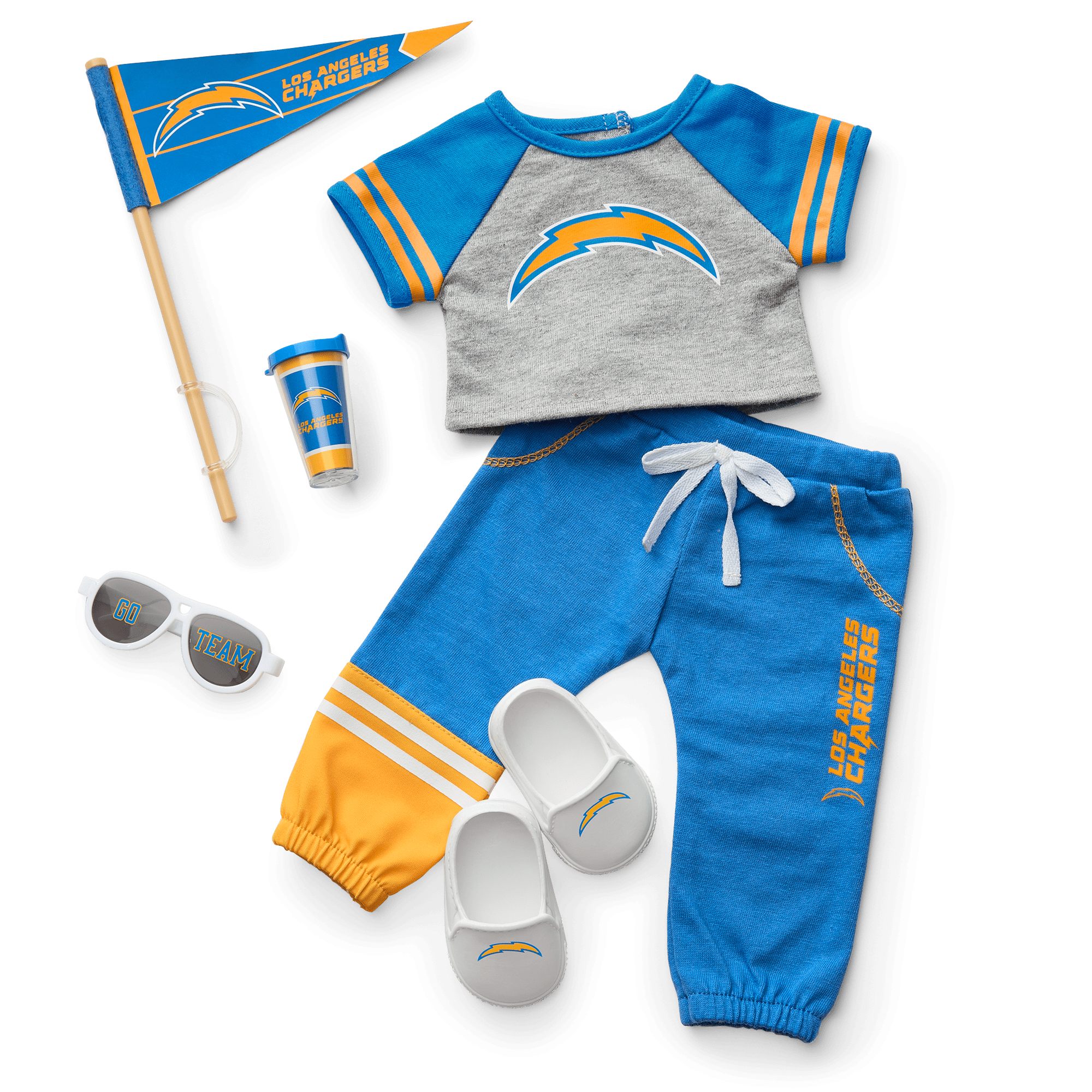 NFL Los Angeles Chargers Fan Gear for Dolls | American Girl®
