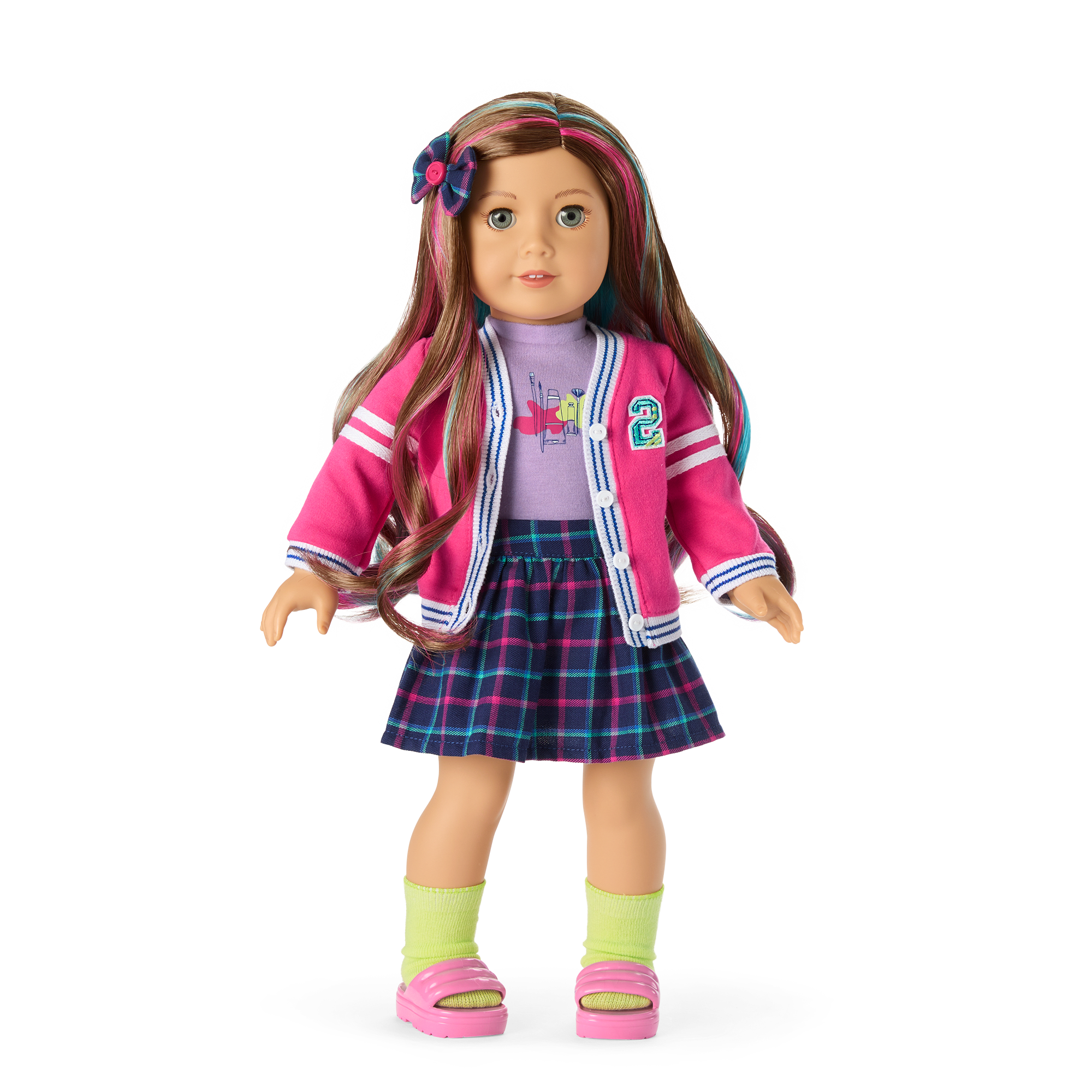 School-Day Style Outfit Set for 18-inch Dolls