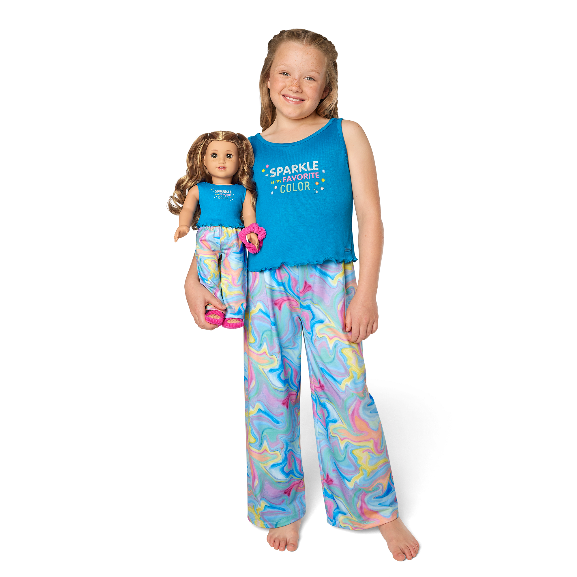 Lila’s™ Sparkle & Dreams PJs for Girls & 18-inch Dolls (Girl of the Year™ 2024)