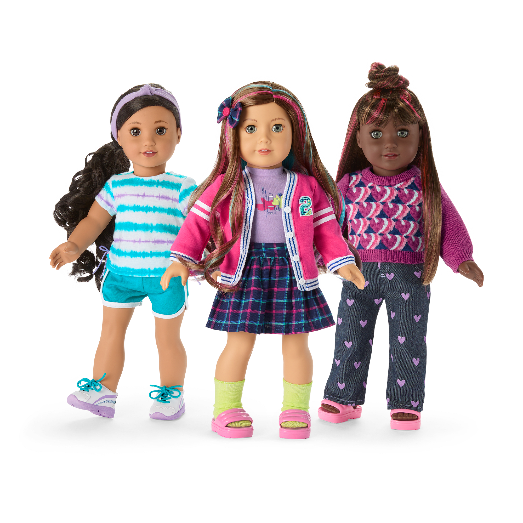 School-Day Style Outfit Set for 18-inch Dolls
