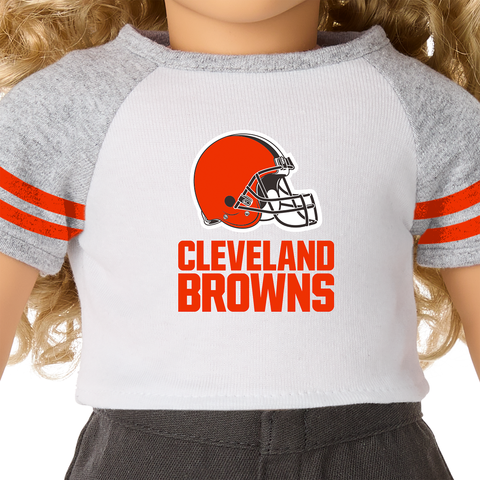 NFL Cleveland Browns Fan Tee for Dolls