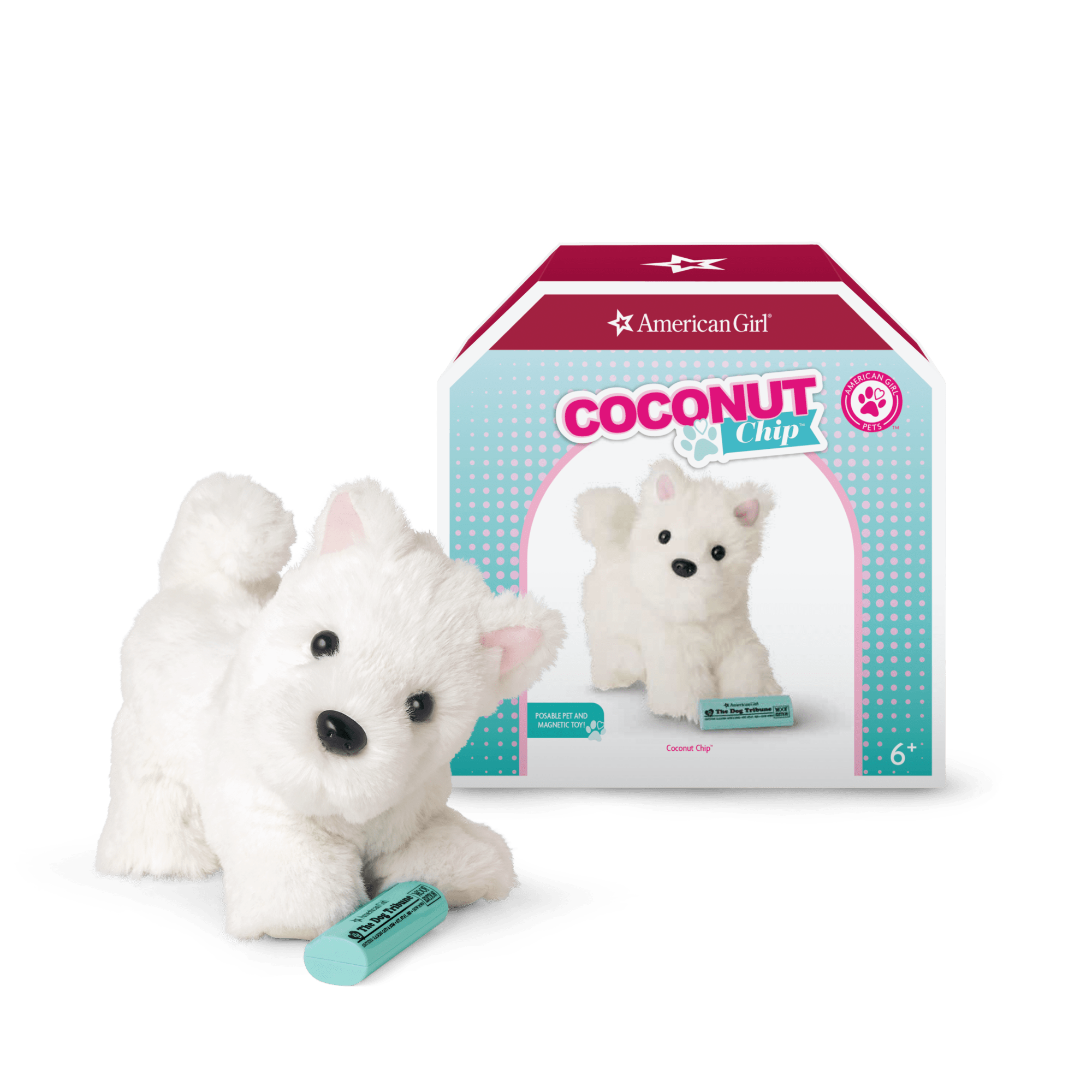 Coconut Chip™ Dog for 18-Inch Dolls | American Girl®