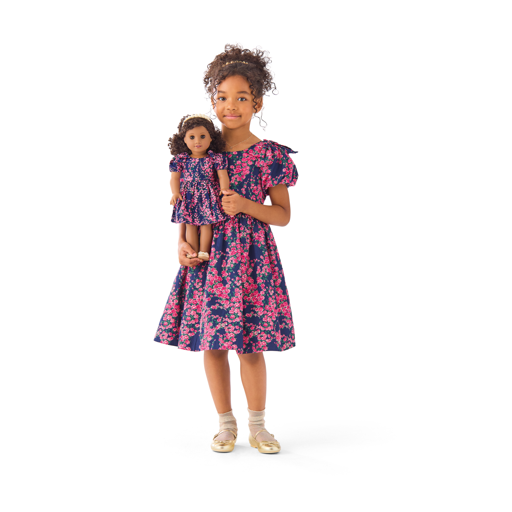 American Girl® x Janie and Jack Rosy Cascade Party Dress for Girls & 18-inch Dolls