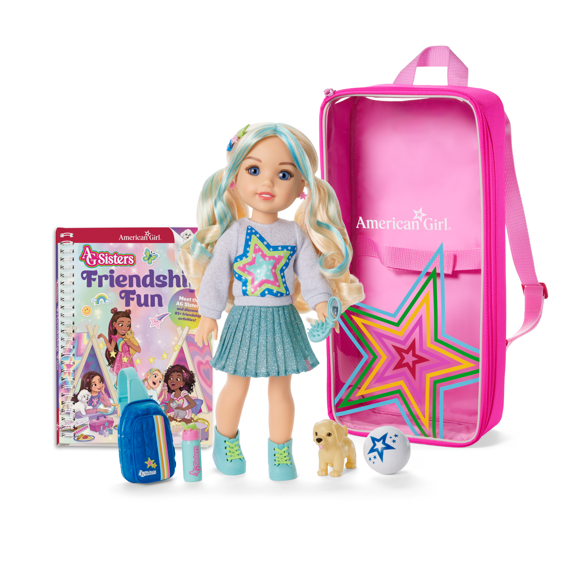 AG Sisters™ Jozette™ Doll, Book & Doll Carrier