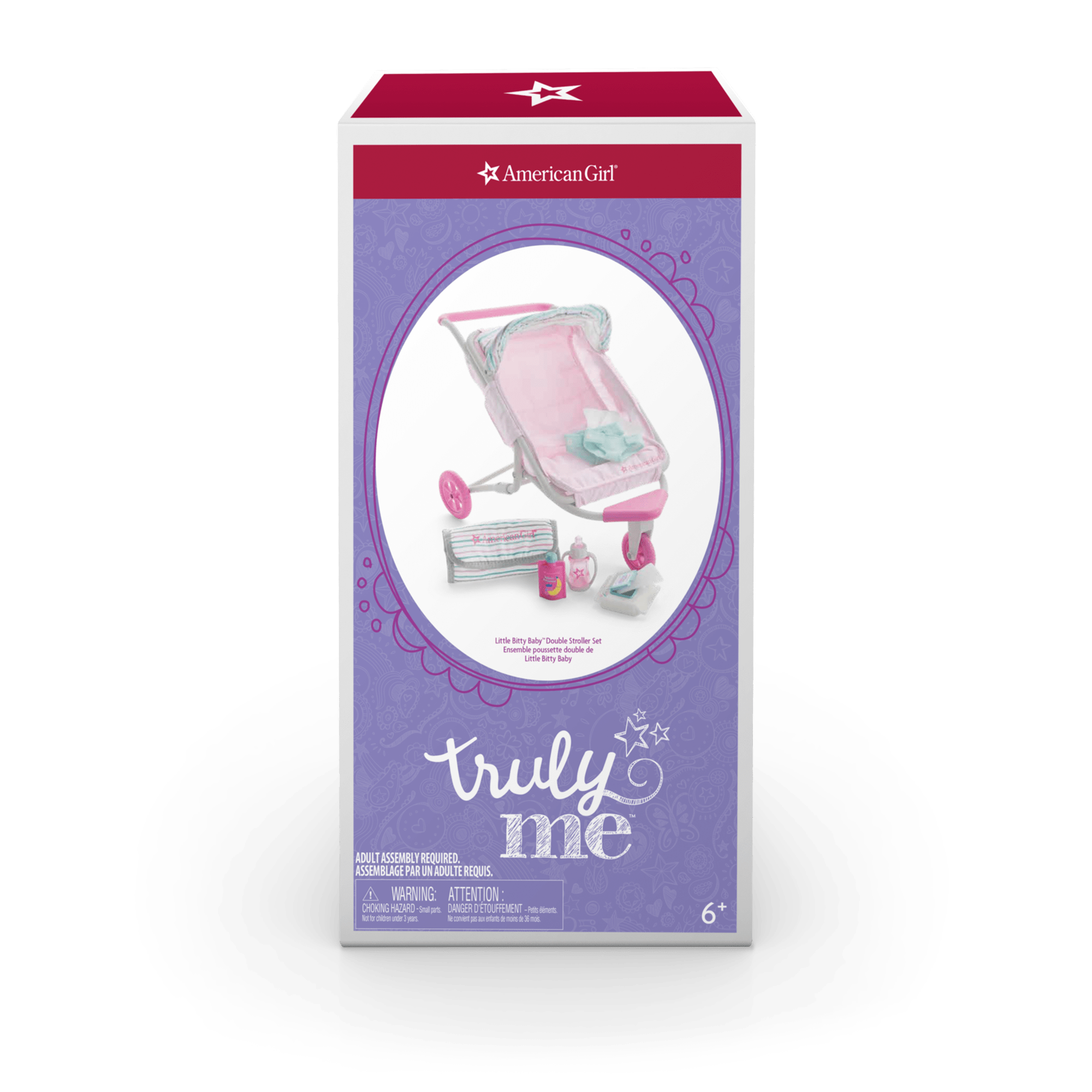 toy double stroller for dolls Little Bitty Baby™ Double Stroller Set