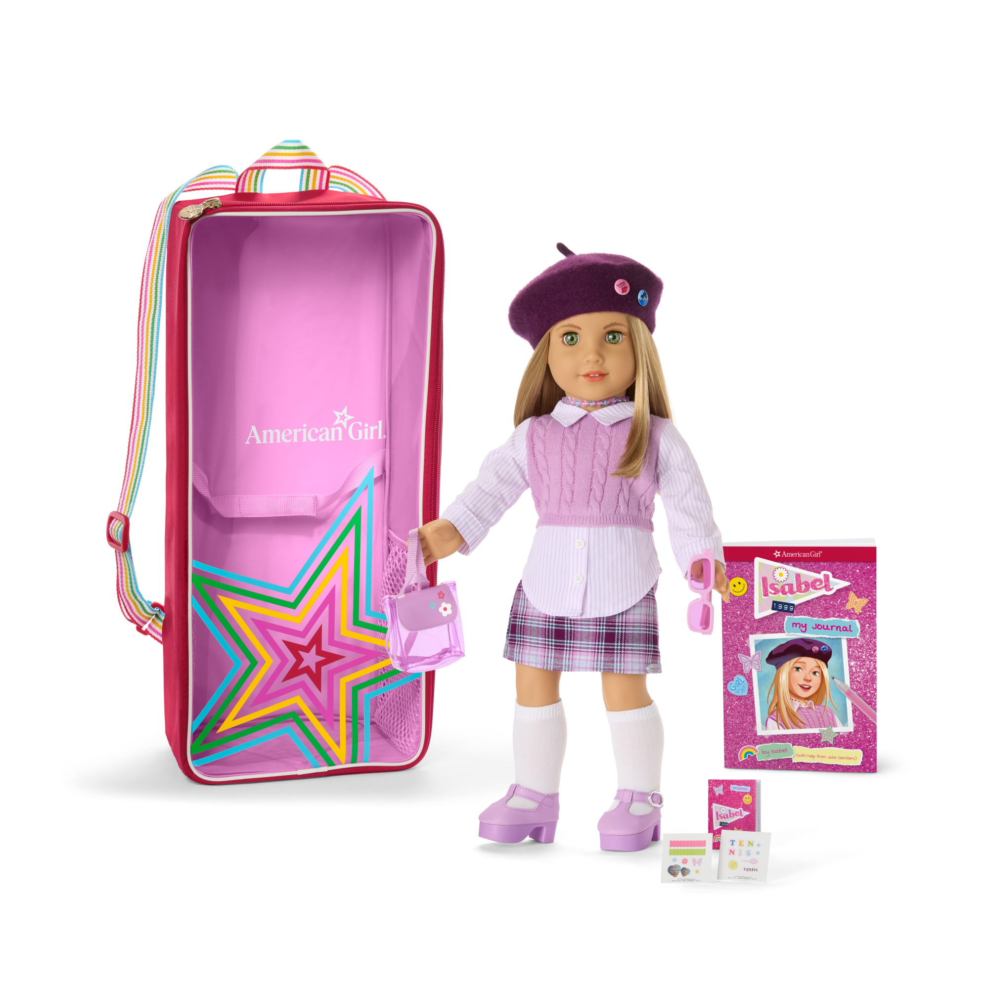 Isabel™ 18-inch Doll, Journal, Accessories & Doll Carrier (Historical Characters)