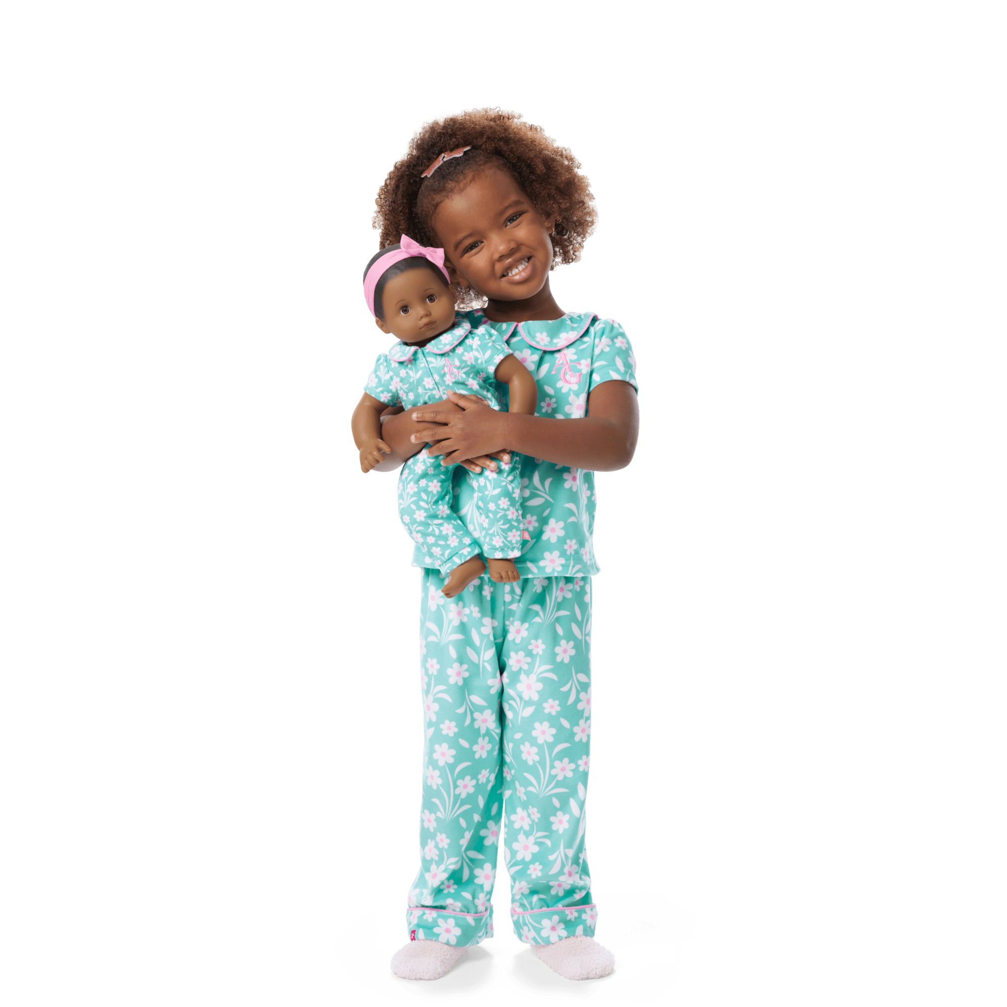 Flower Fun PJs for Little Girls & Bitty Baby® Dolls