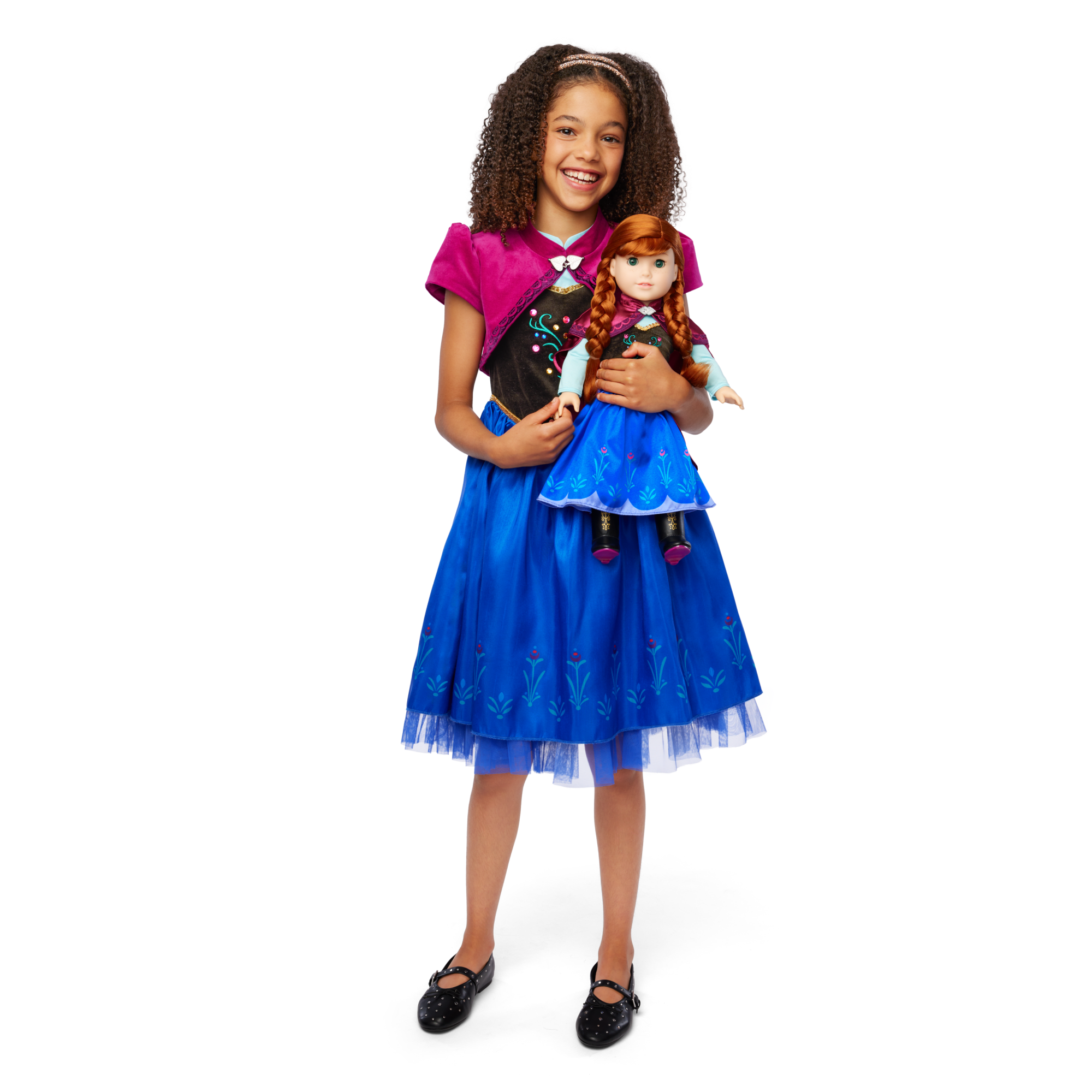 strapless open back dress Disney Frozen Anna Dress for Girls by American Girl®