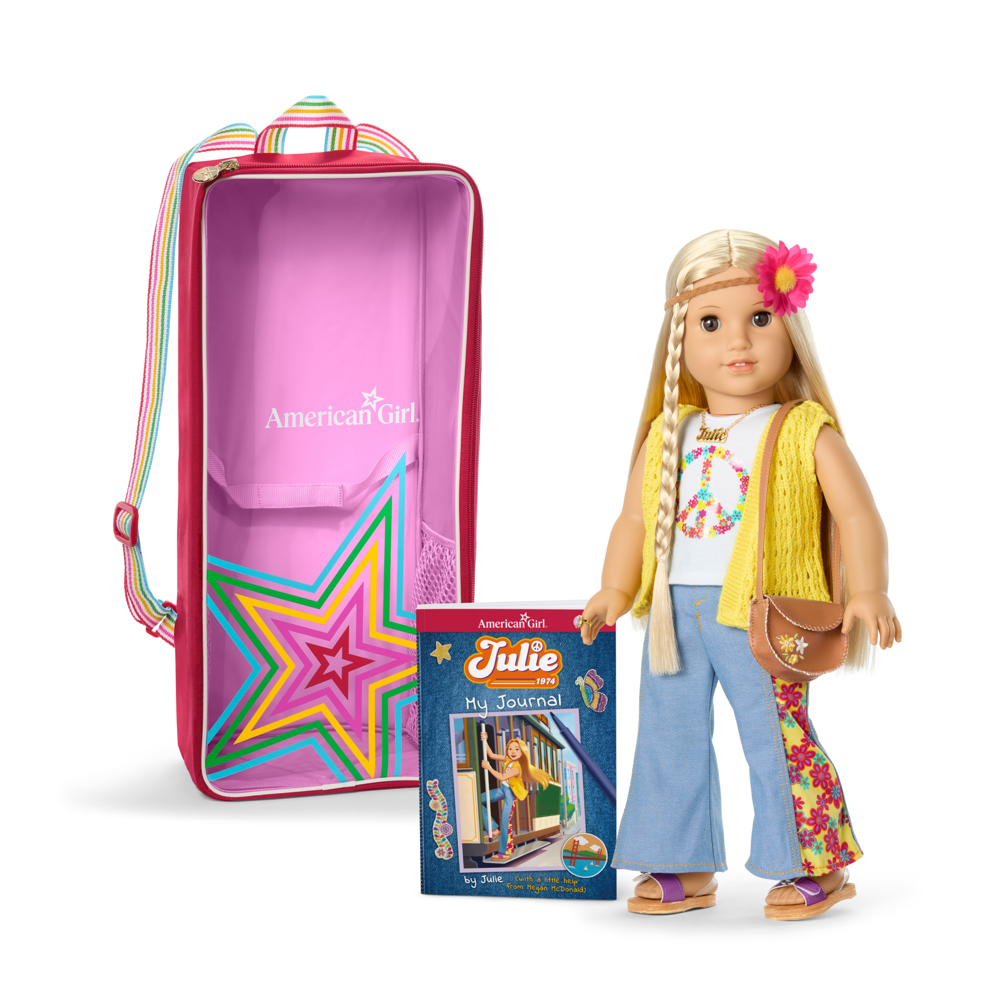 Julie™ 18-inch Doll, Journal, Accessories & Doll Carrier (Historical Characters)