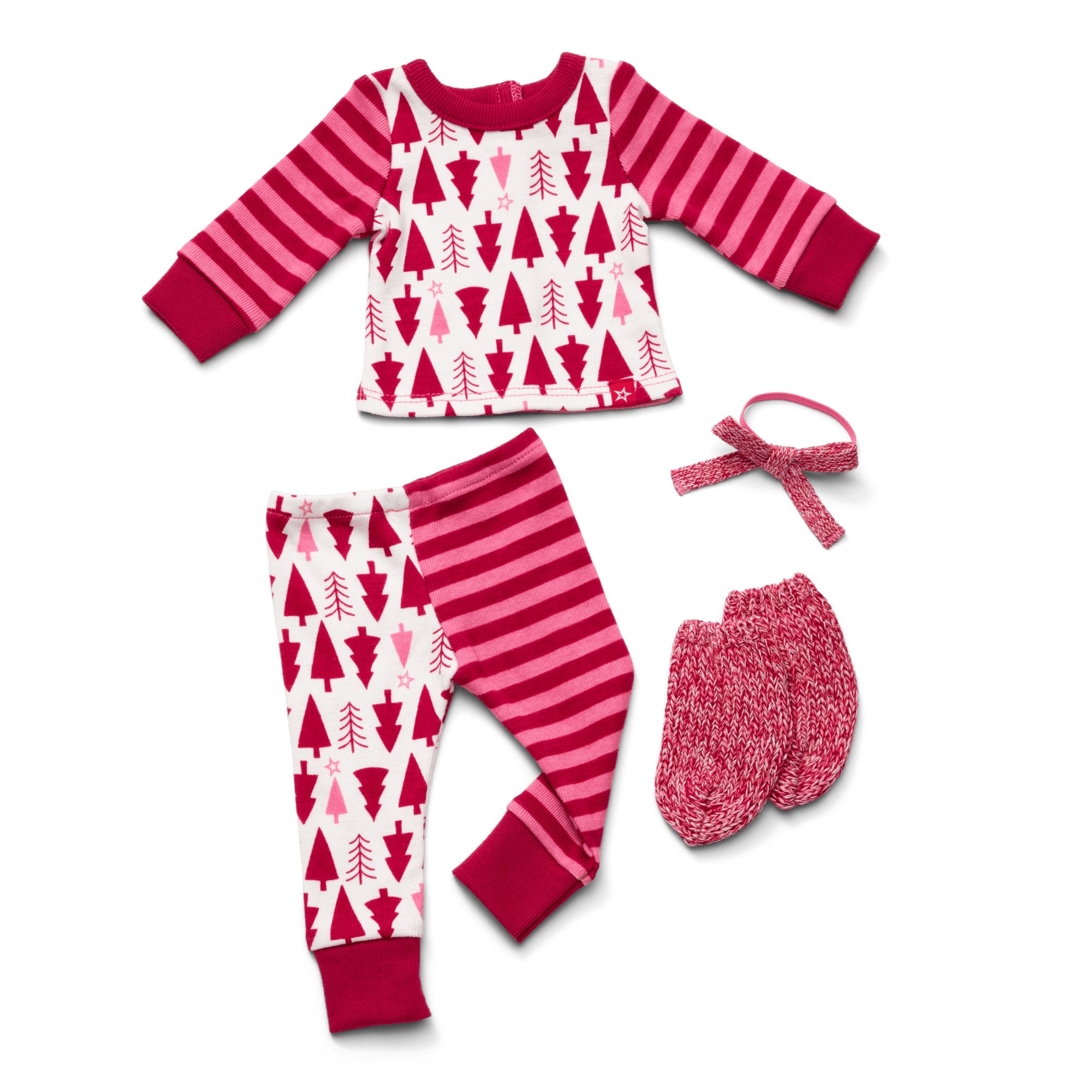 American Girl® x Hanna Andersson Holiday Treetops Pajamas for 18-inch Dolls